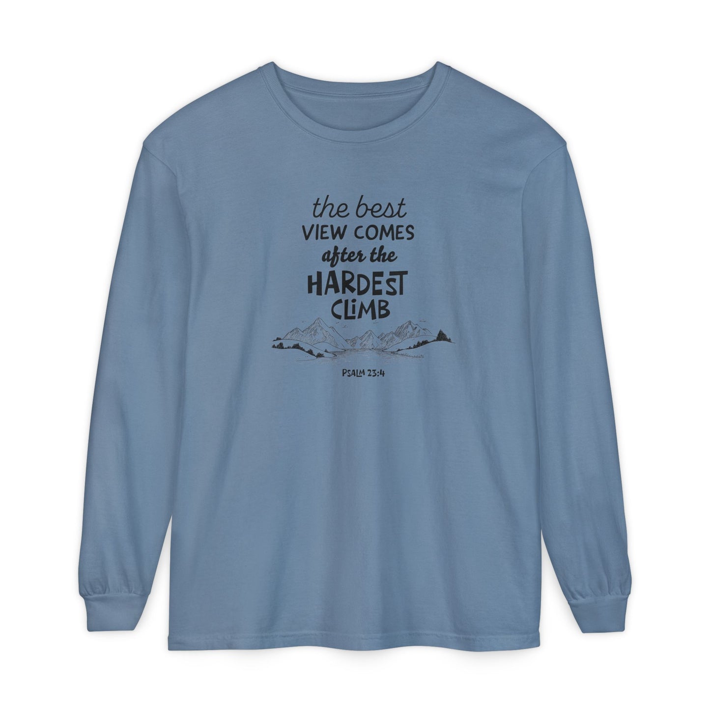 “The Best View Comes After the Hardest Climb” Mountain Short Sleeve Tee