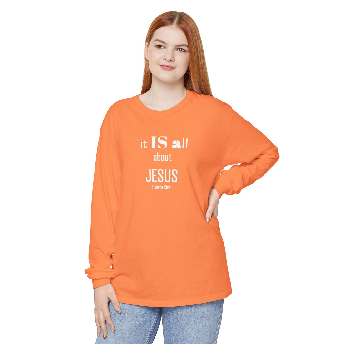 It IS all About JESUS Charlie Kirk TEE - Comfort Colors