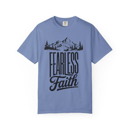 Fearless Faith Mountain Tee — Inspirational Christian Tee