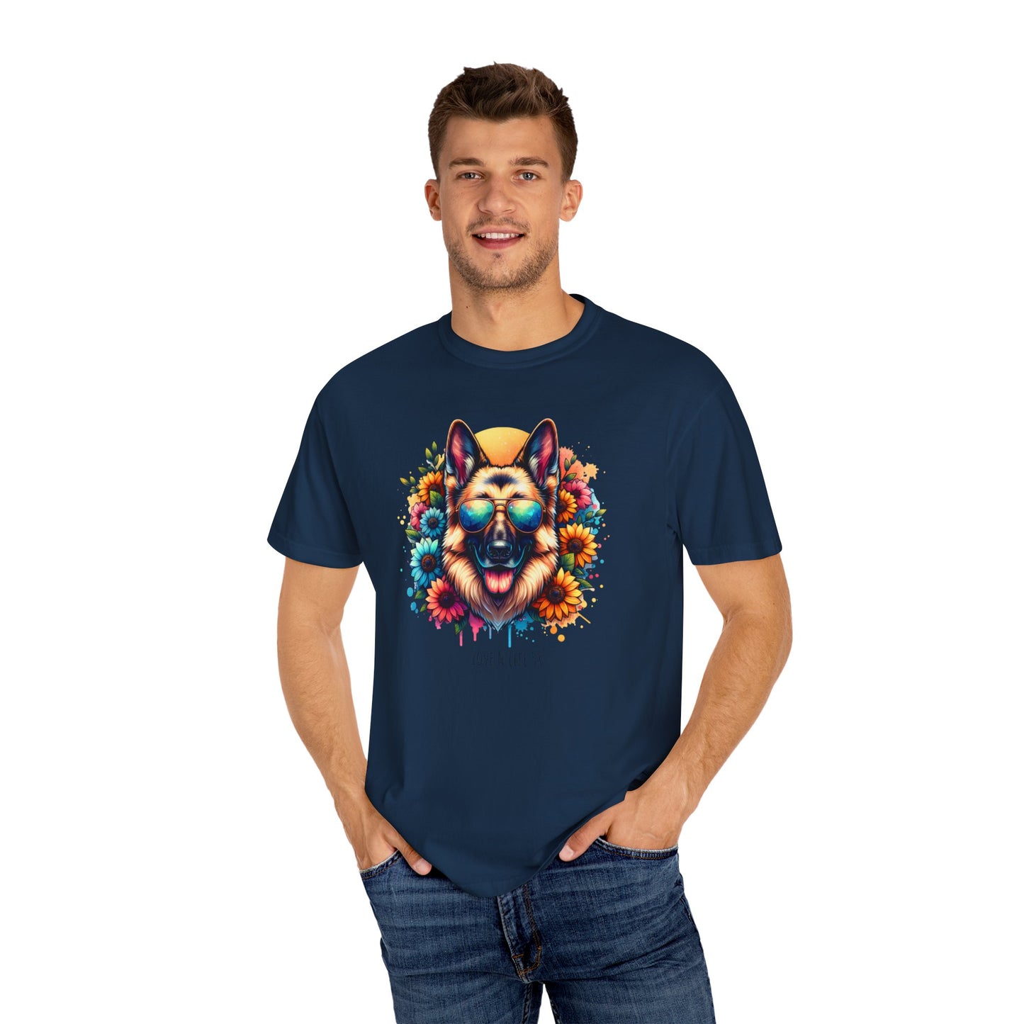 Love n' Life German Shepard Tee - Comfort Colors