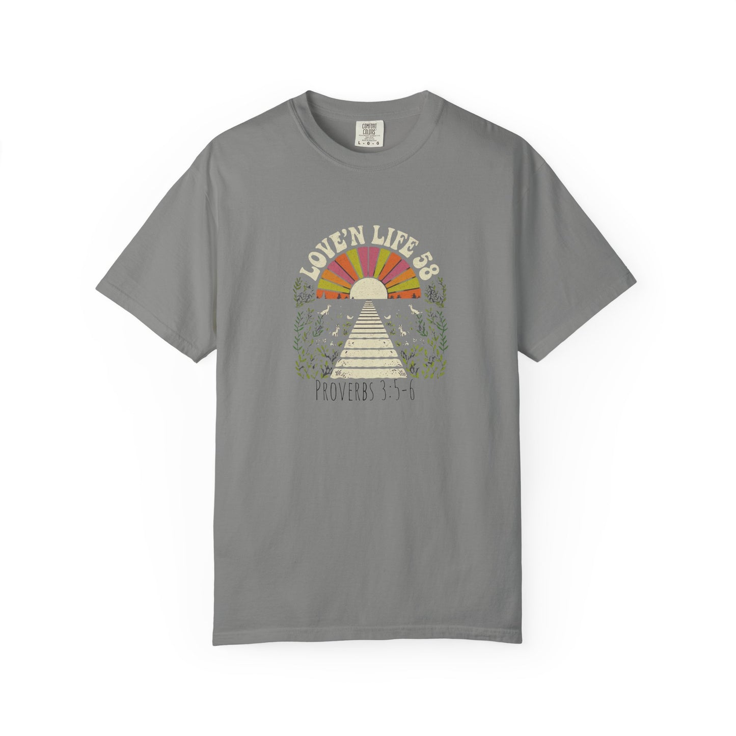 Proverbs Inspired Path Tee - Comfort Colors