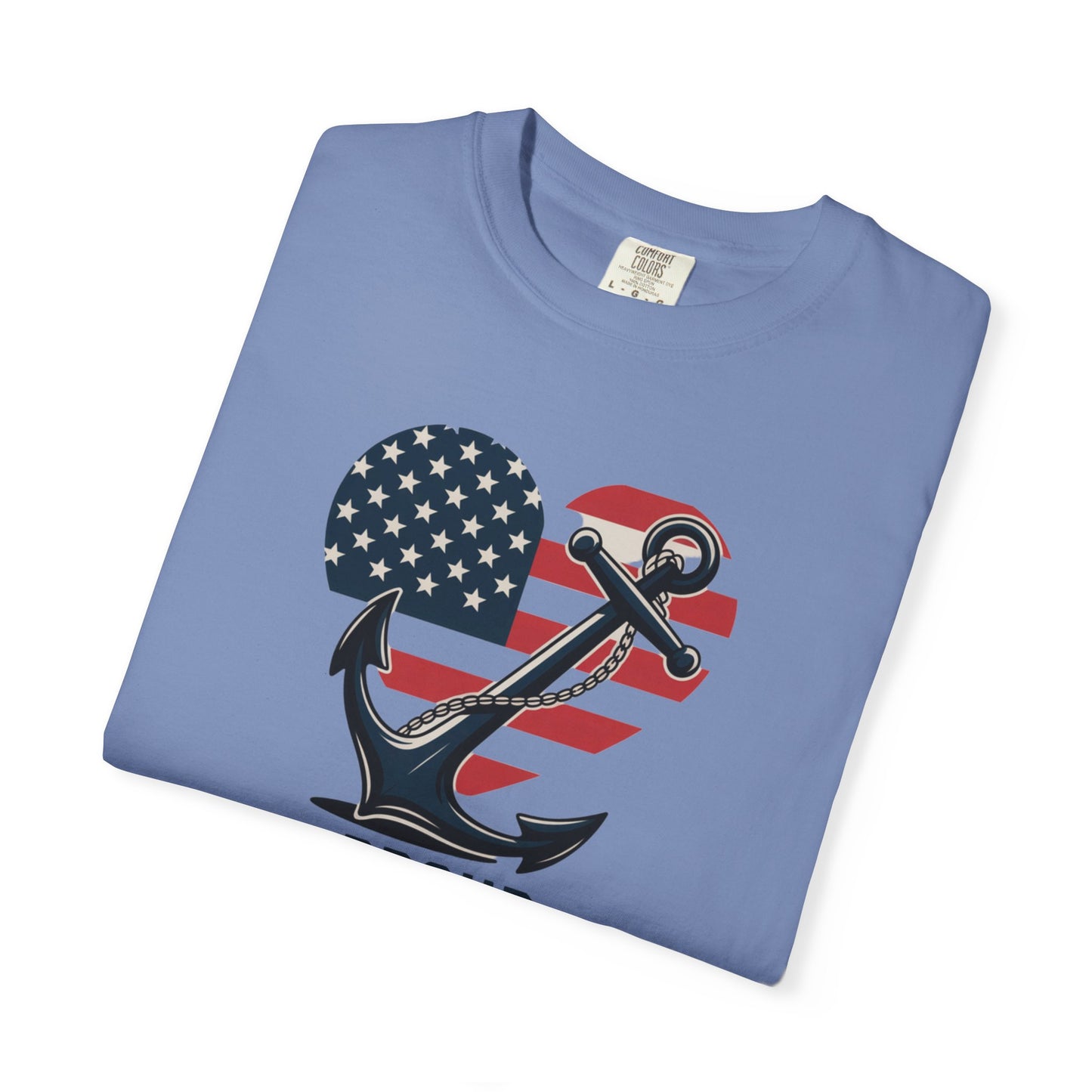 Proud Navy Pappy Tee - Comfort Colors 1717