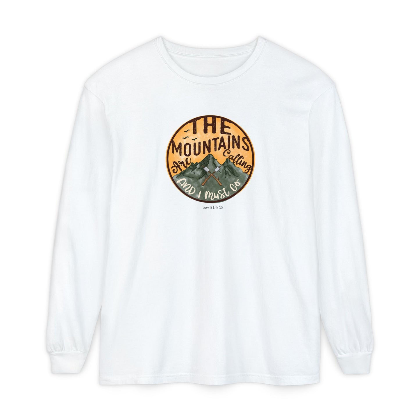 Mountains Are Calling Long Sleeve Tee