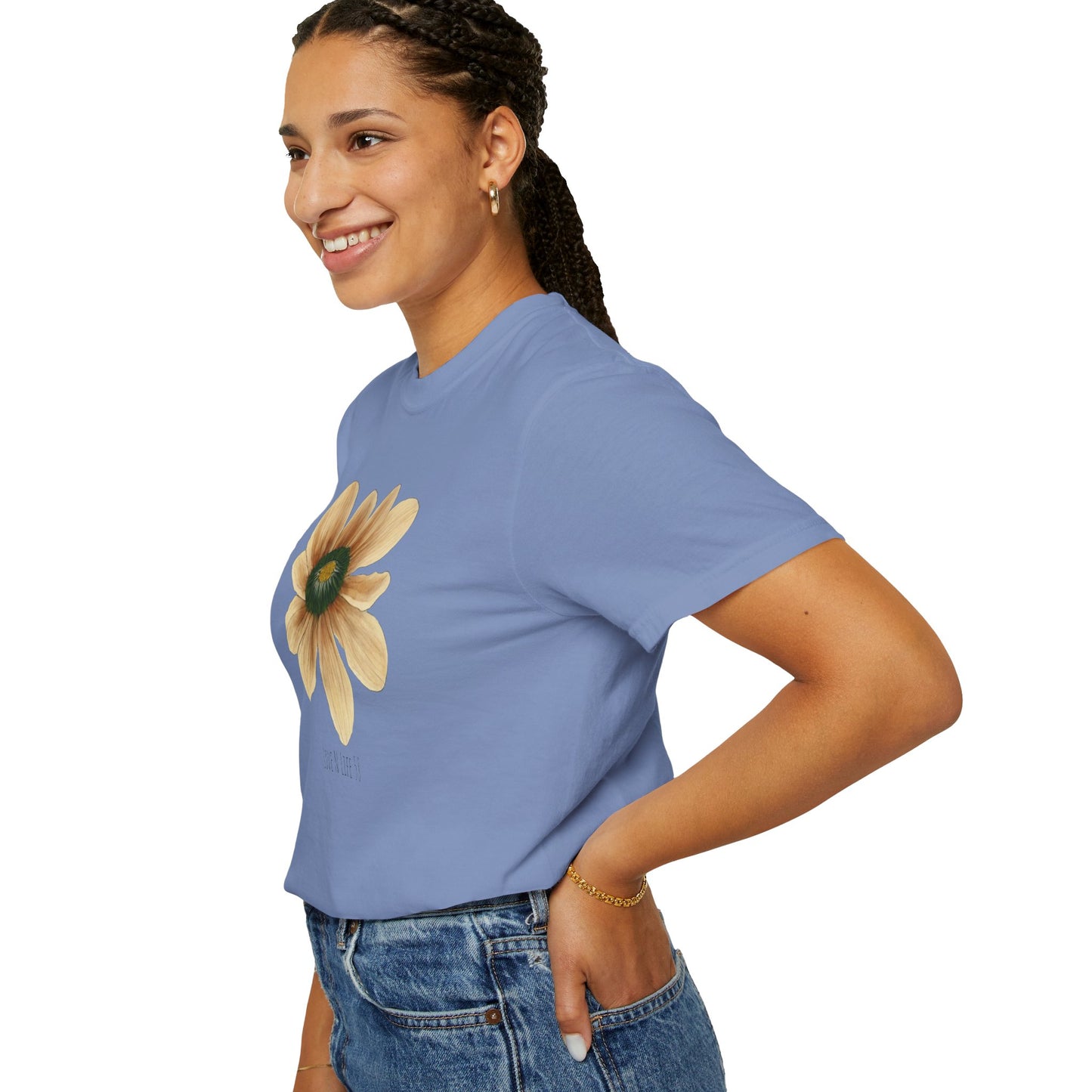 LoveNlife58 Flower Tee - Comfort Colors