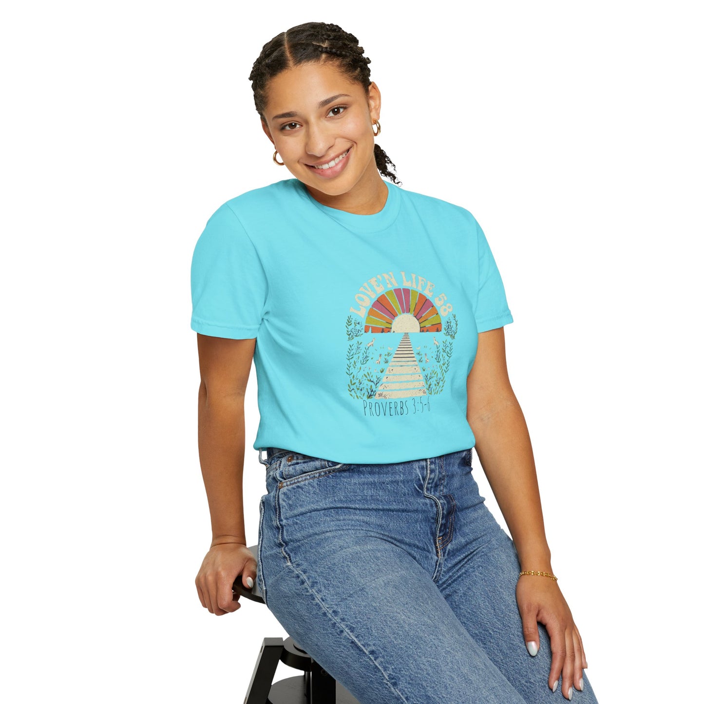 Proverbs Inspired Path Tee - Comfort Colors