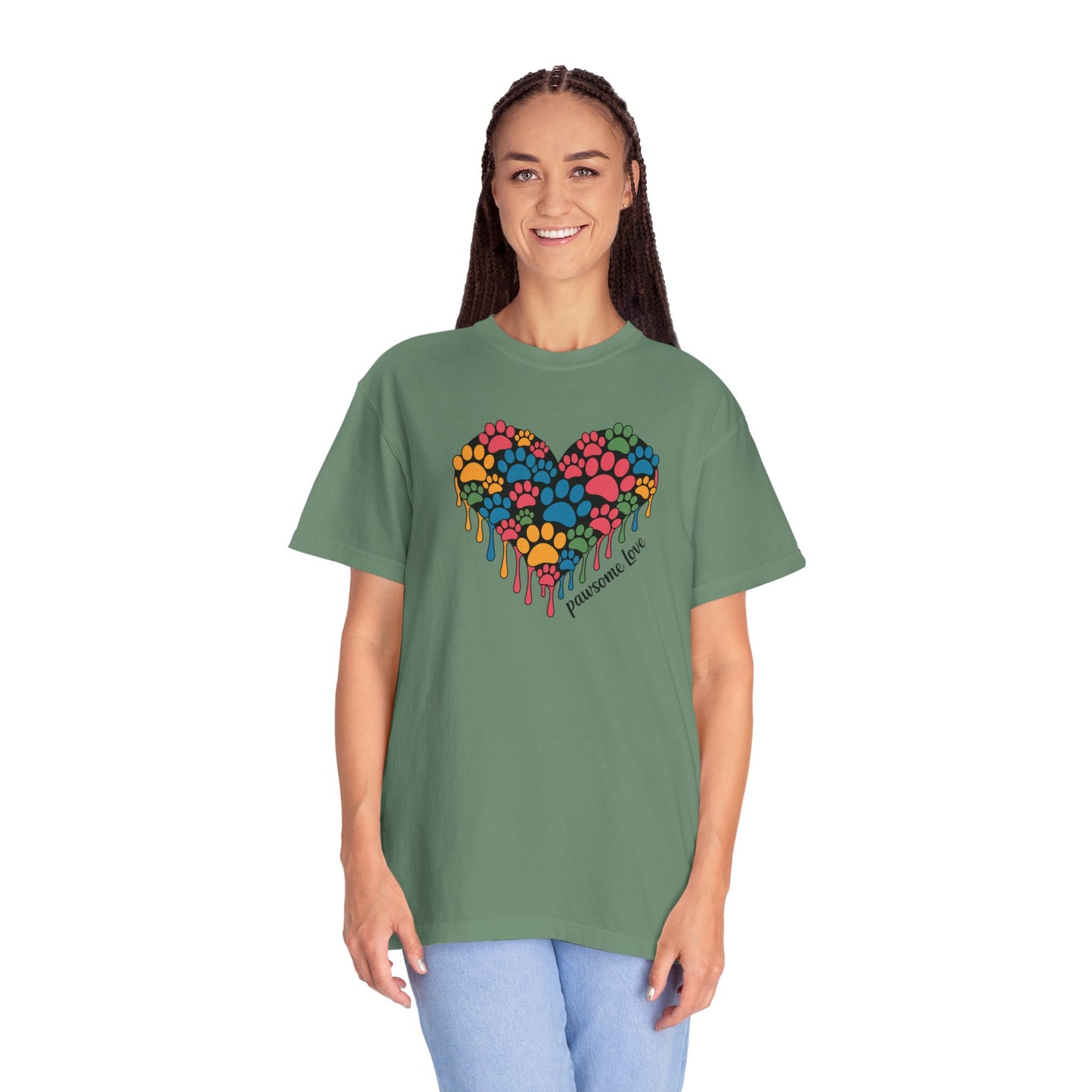 Pawsitive Love Tee - Comfort Colors