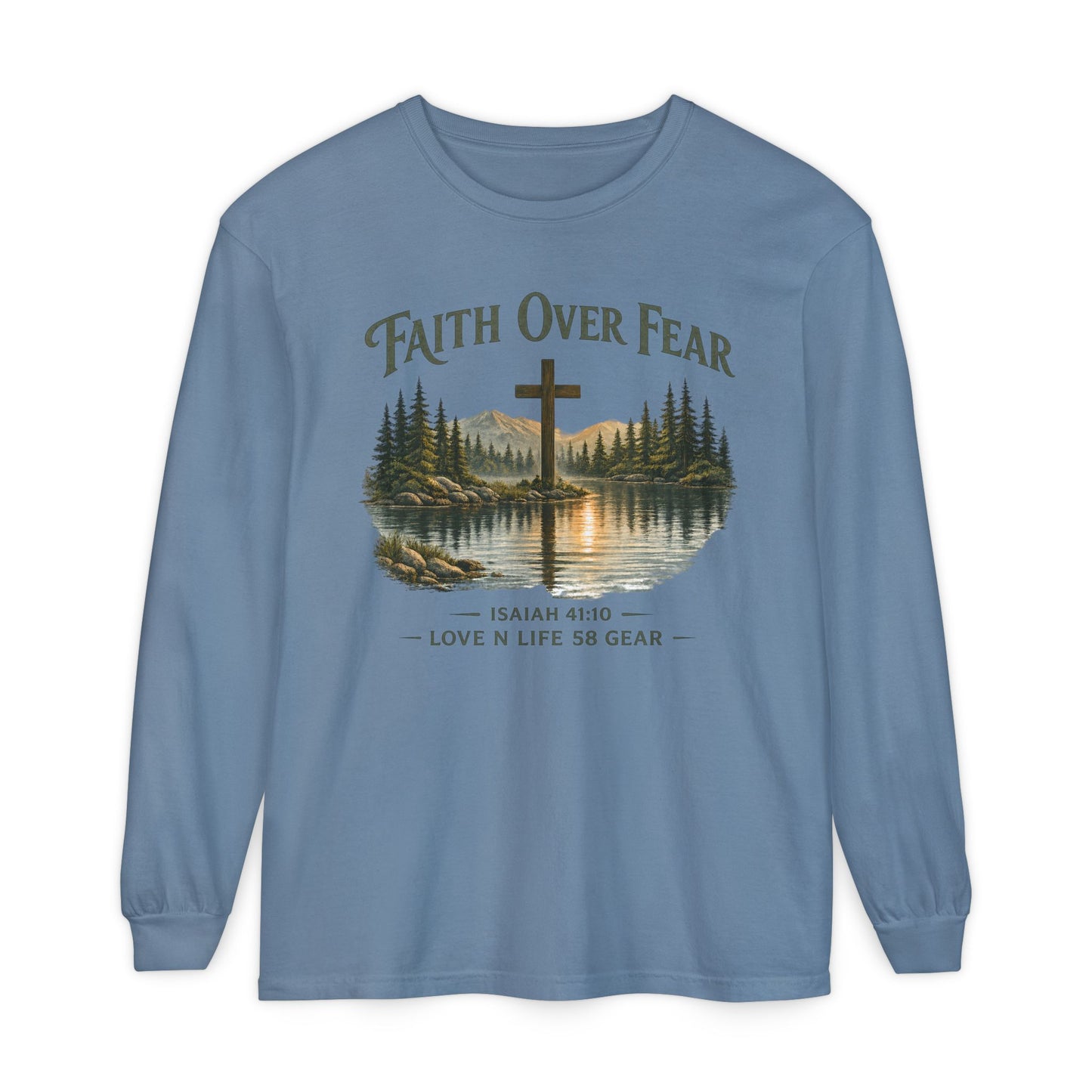 Faith Over Fear Long Sleeve Tee