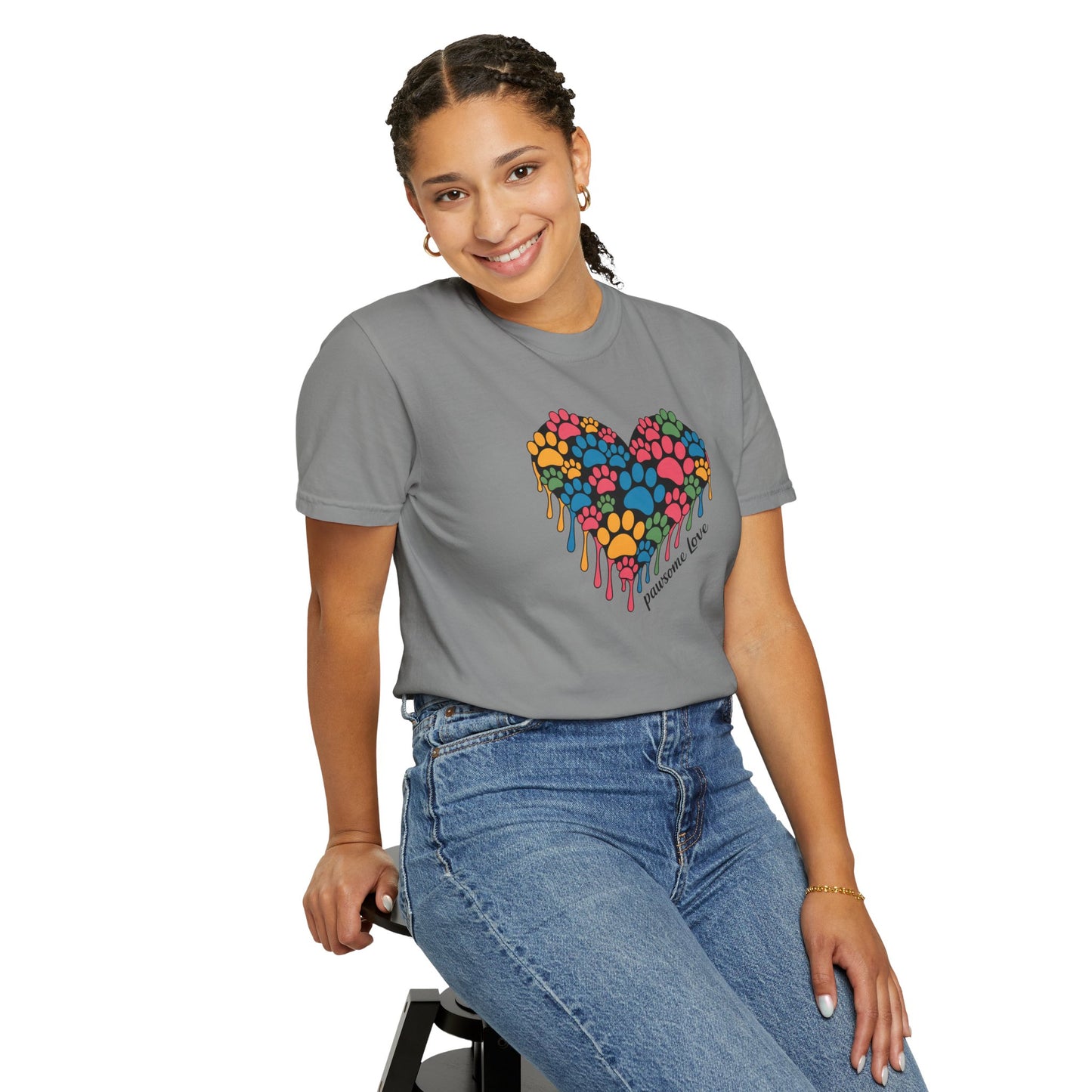 Pawsitive Love Tee - Comfort Colors