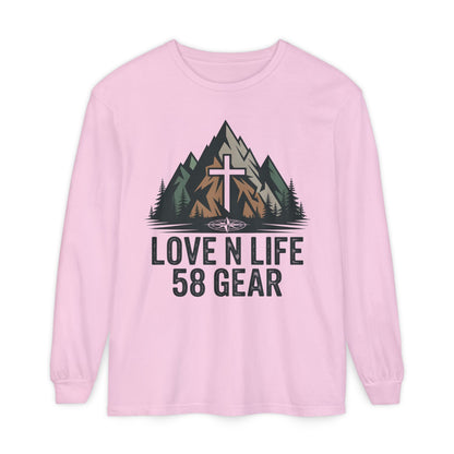 Christian Mountain Long Sleeve Tee — "Love N Life" 58 Gear