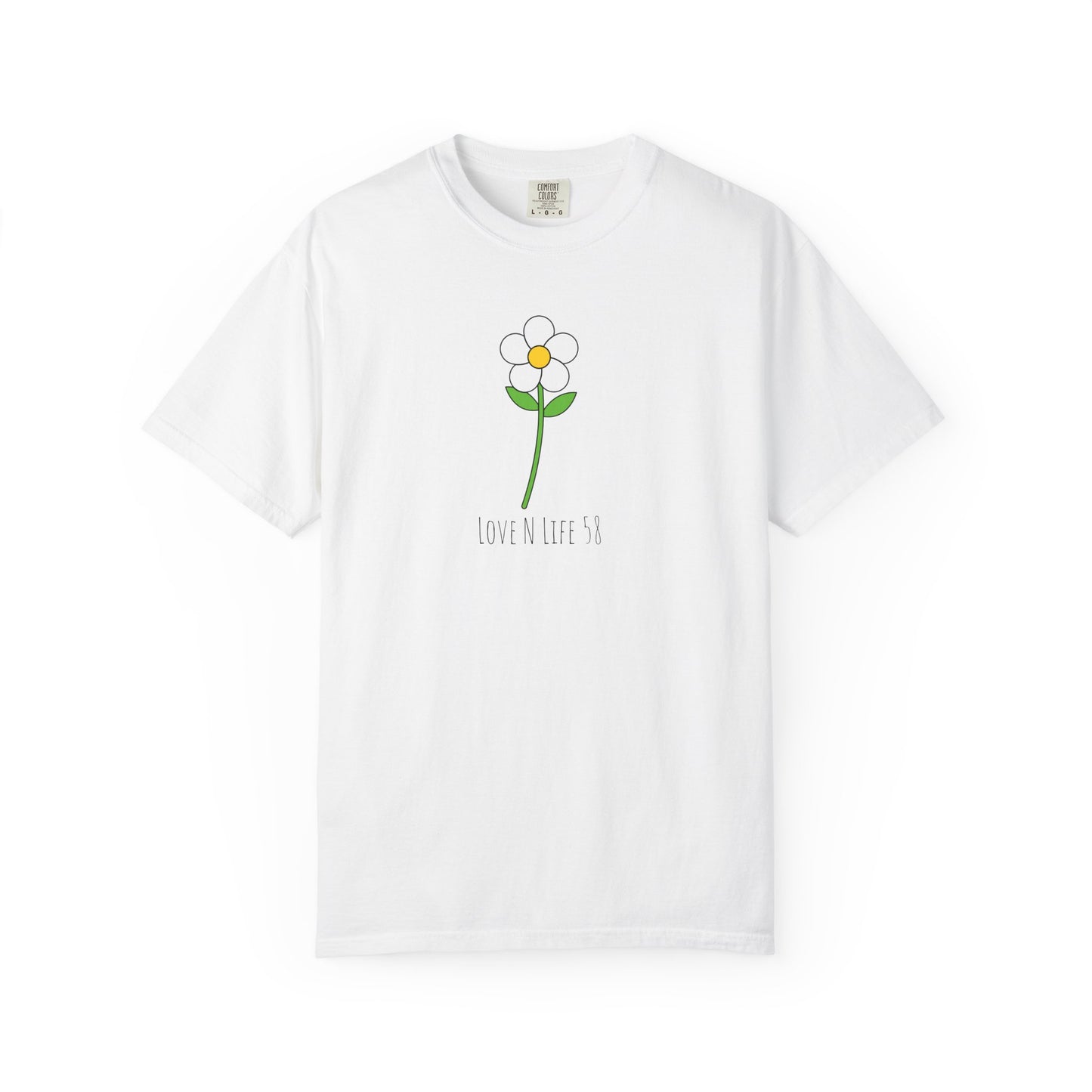 Love N Life Flower Tee - Comfort Colors