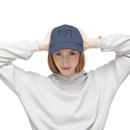 DIFJ - DO IT FOR JESUS - Distressed Unisex Cap