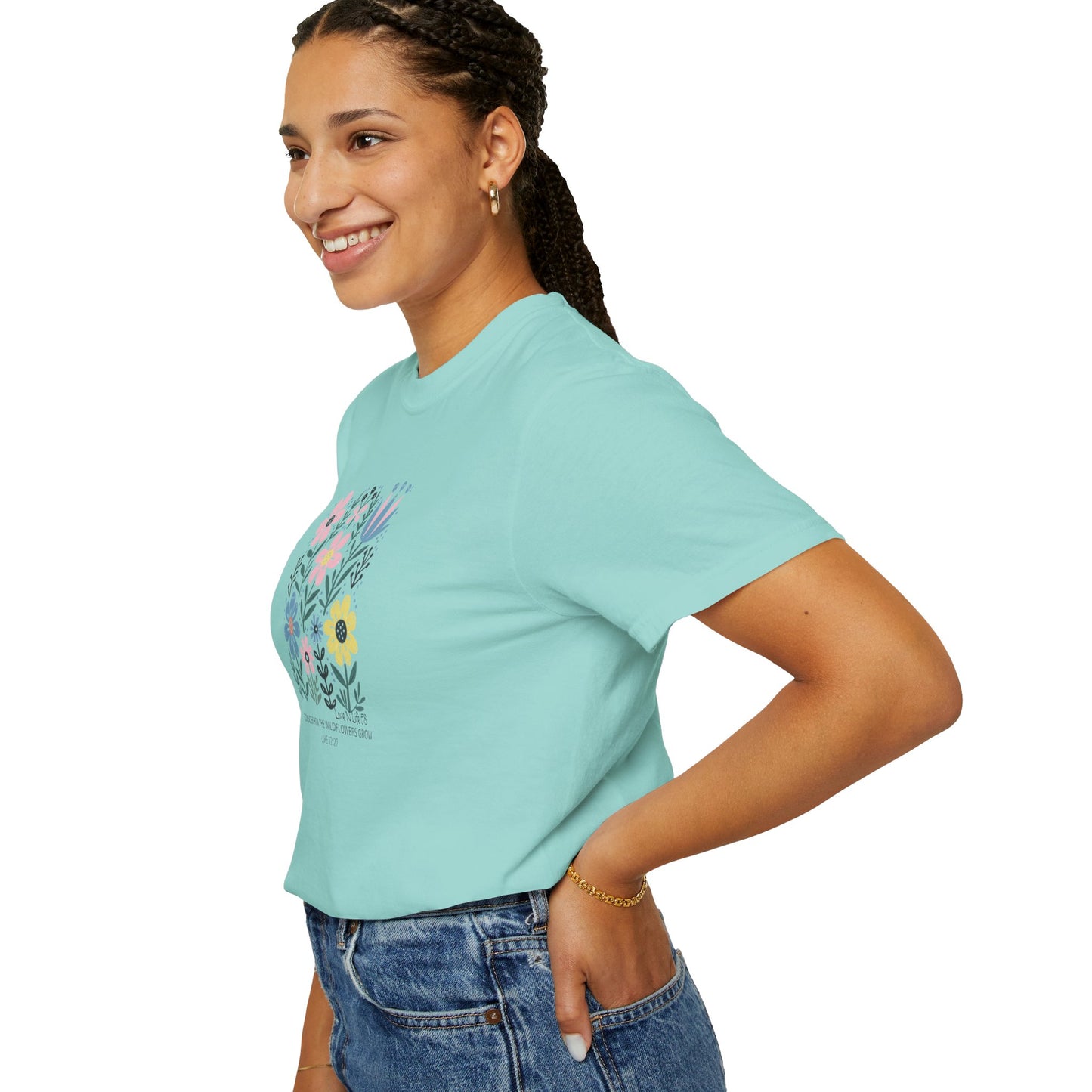 Consider the Wildflowers Tee - Comfort Colors