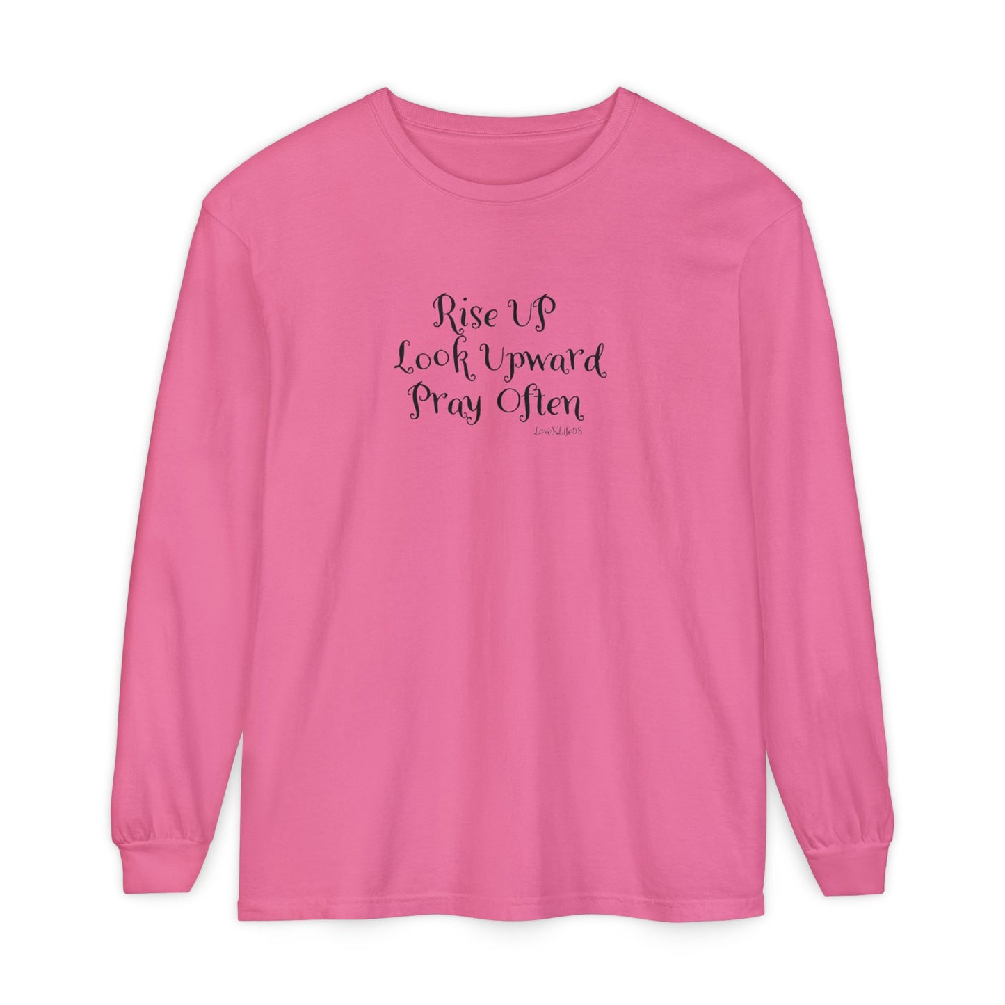 Rise UP Look Upward  Long Sleeve Tee