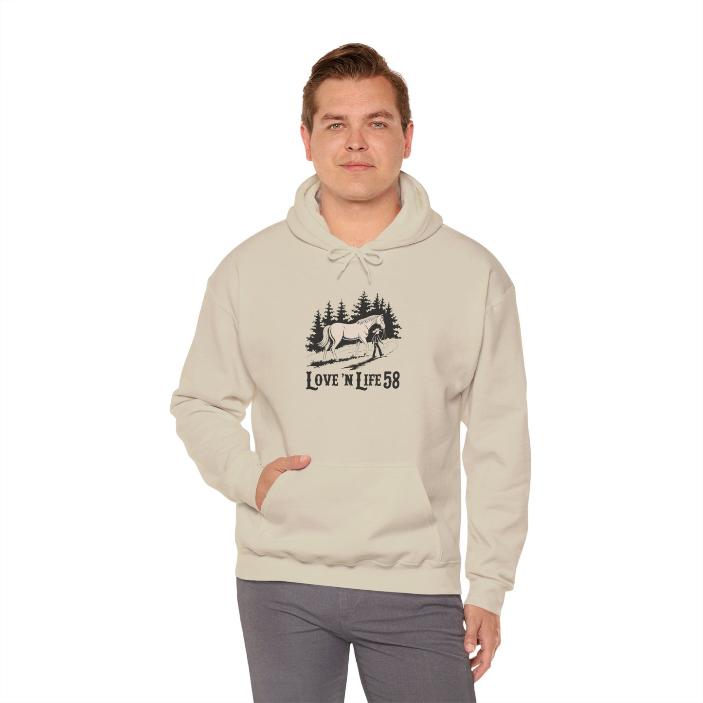LoveNLife58 Horse and Rider - Hoodie