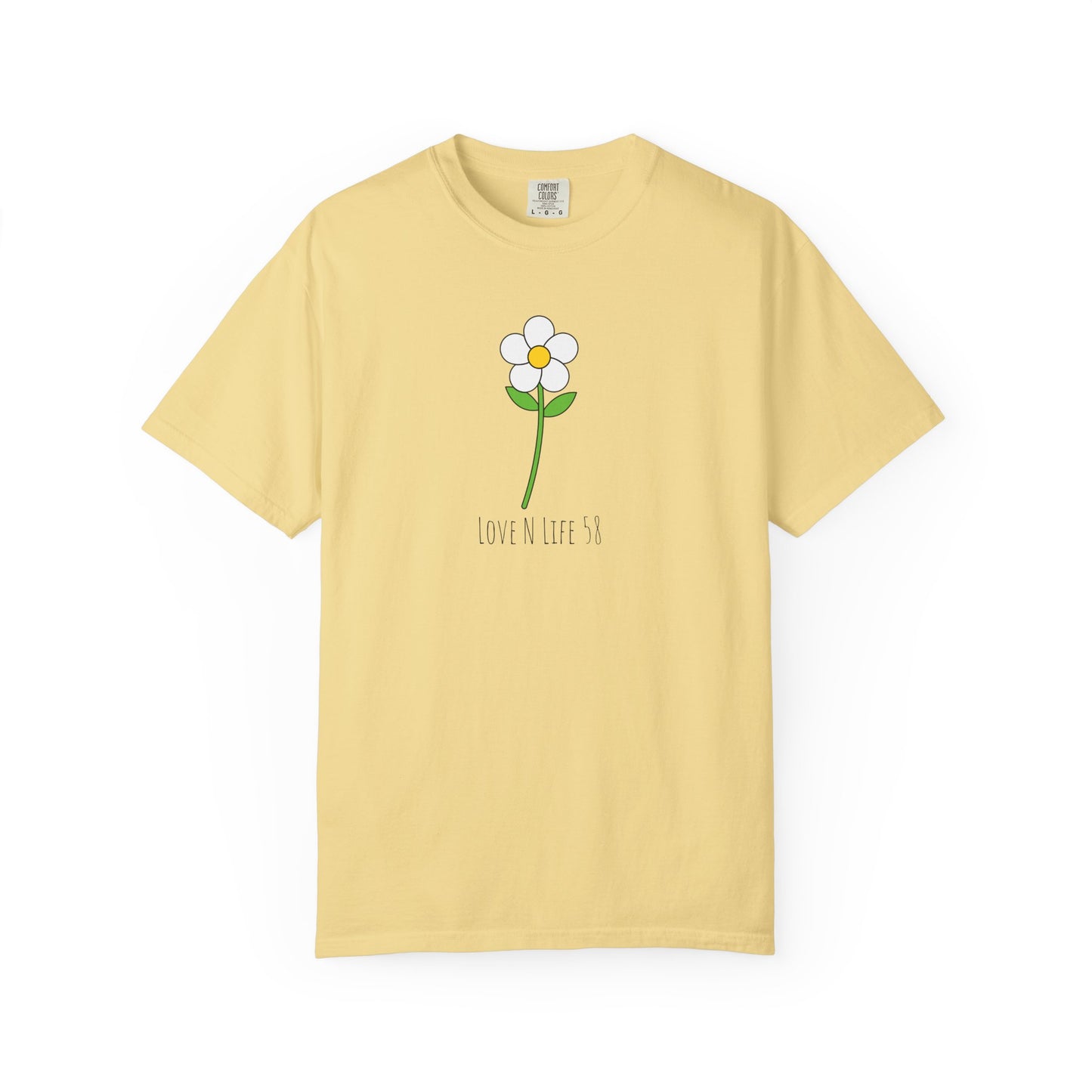 Love N Life Flower Tee - Comfort Colors