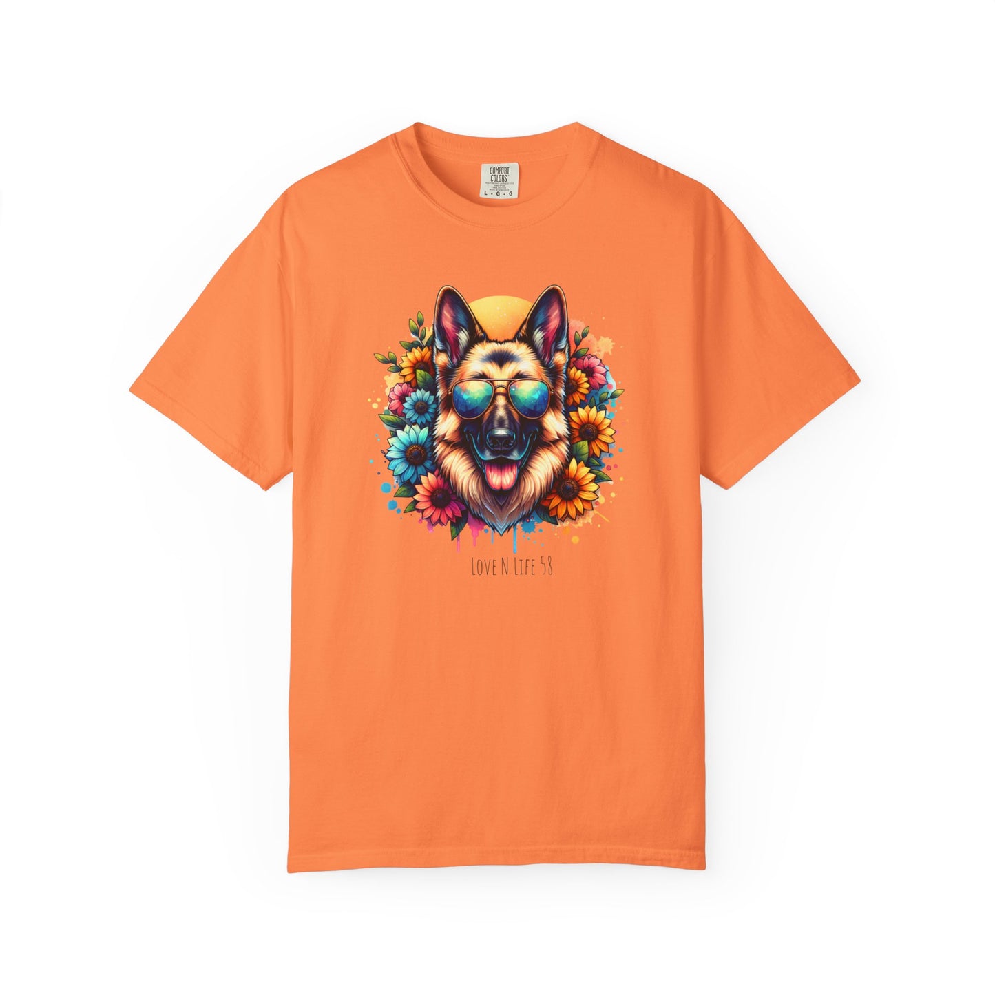 Love n' Life German Shepard Tee - Comfort Colors