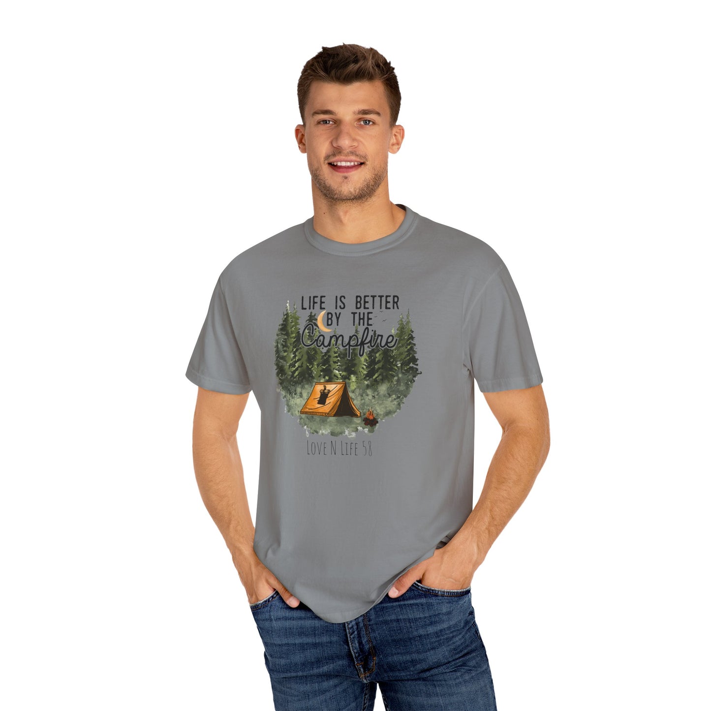 Life is Better by the Campfire Tee - Comfort Colors