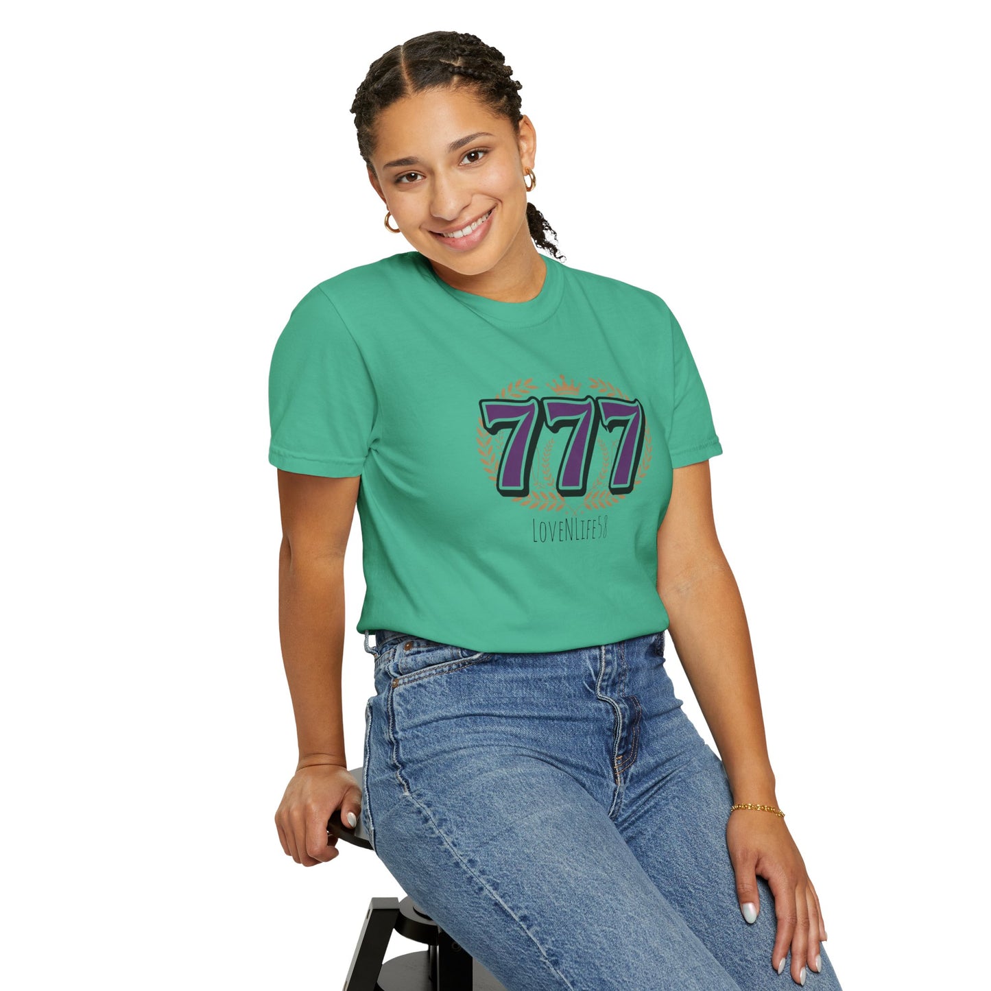 777 Tee - God , Jesus, Holy Spirt , Perfection - Comfort Colors
