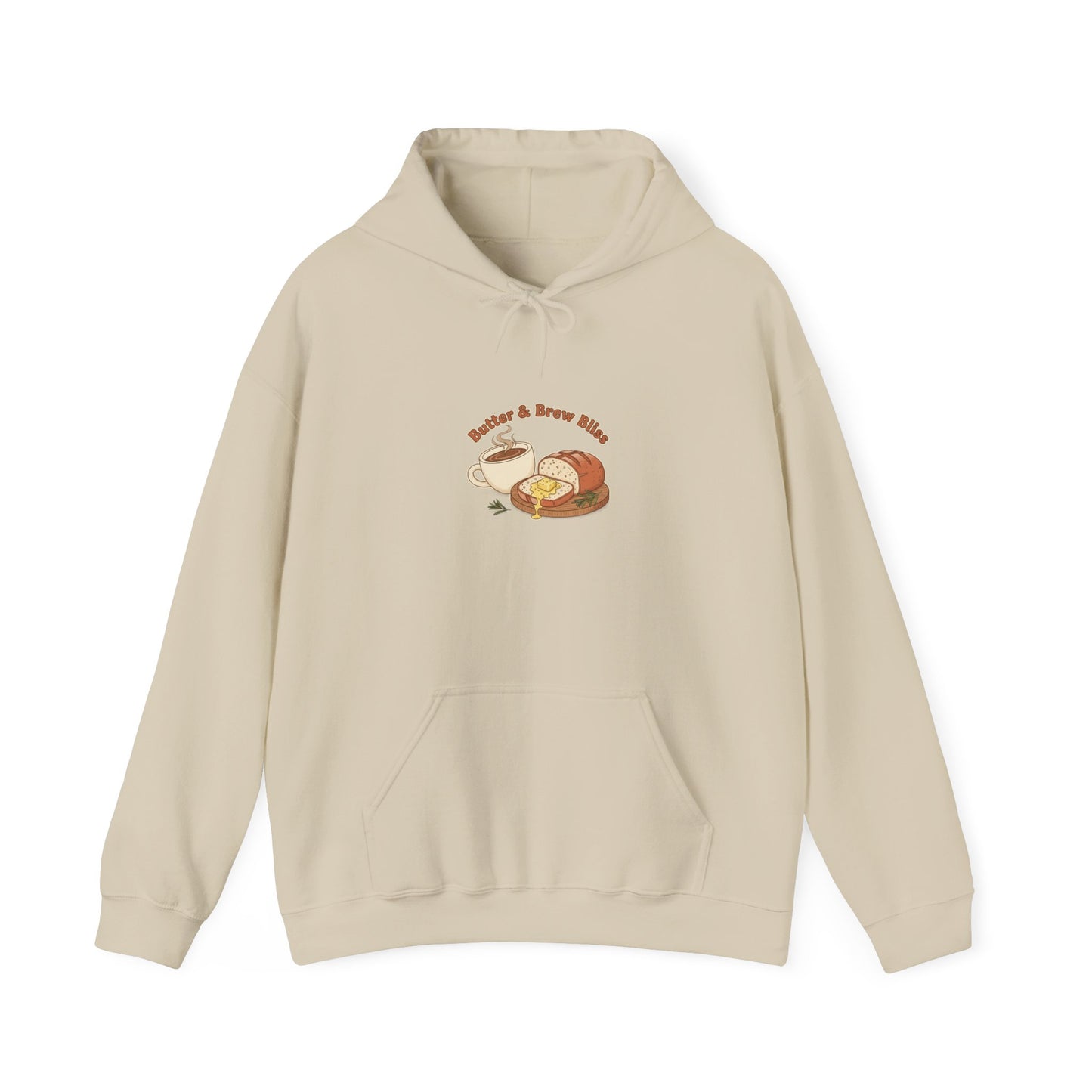 Butter & Brew Toastie Hoodie | coffee pun, kawaii kitchen