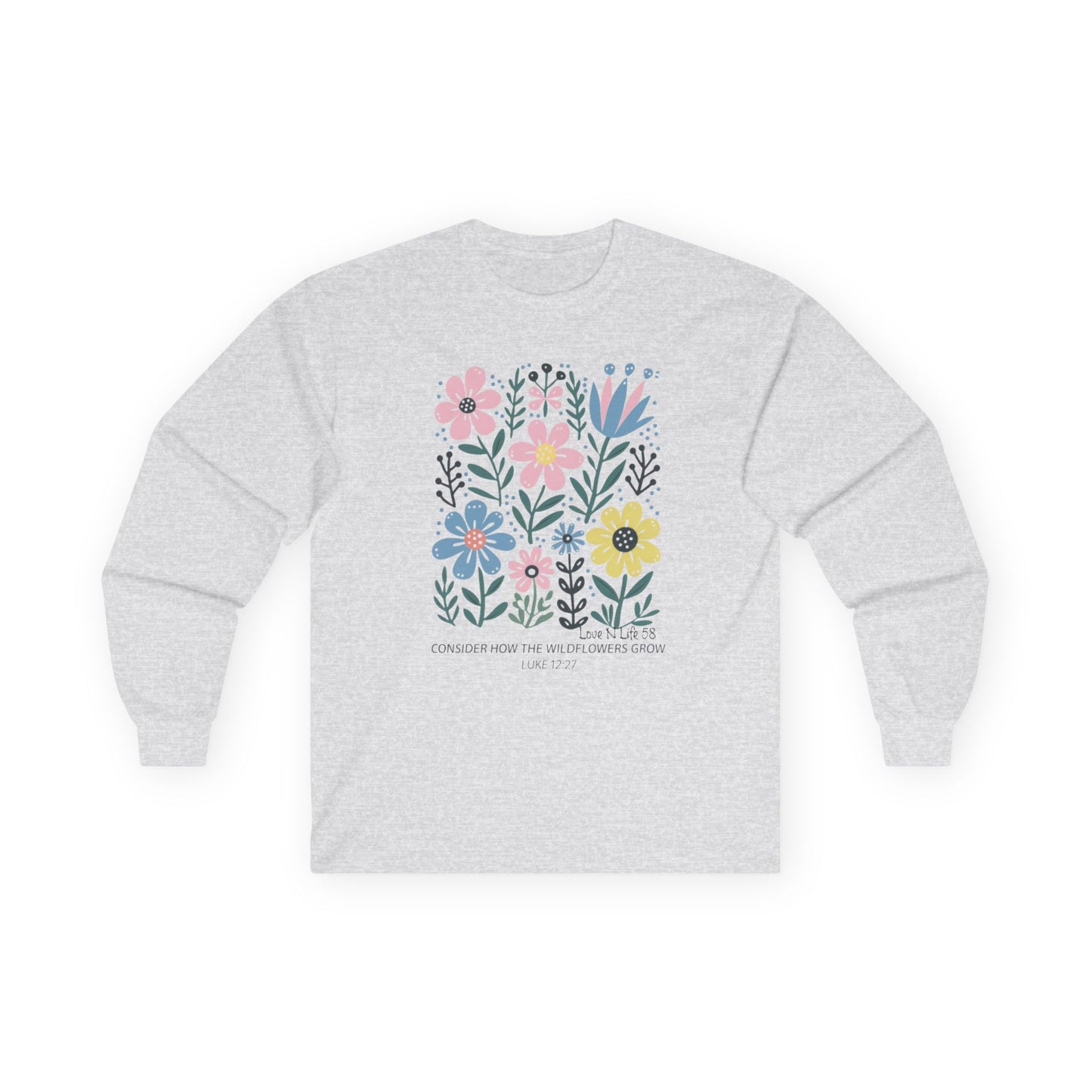 Floral Inspiration Long Sleeve Tee