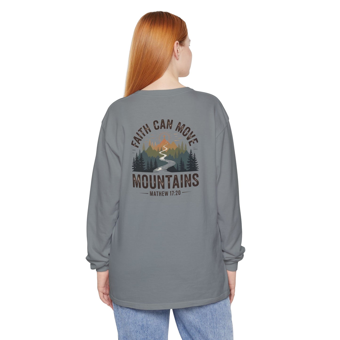 Faith Can Move Mountains Tee - Comfort Colors