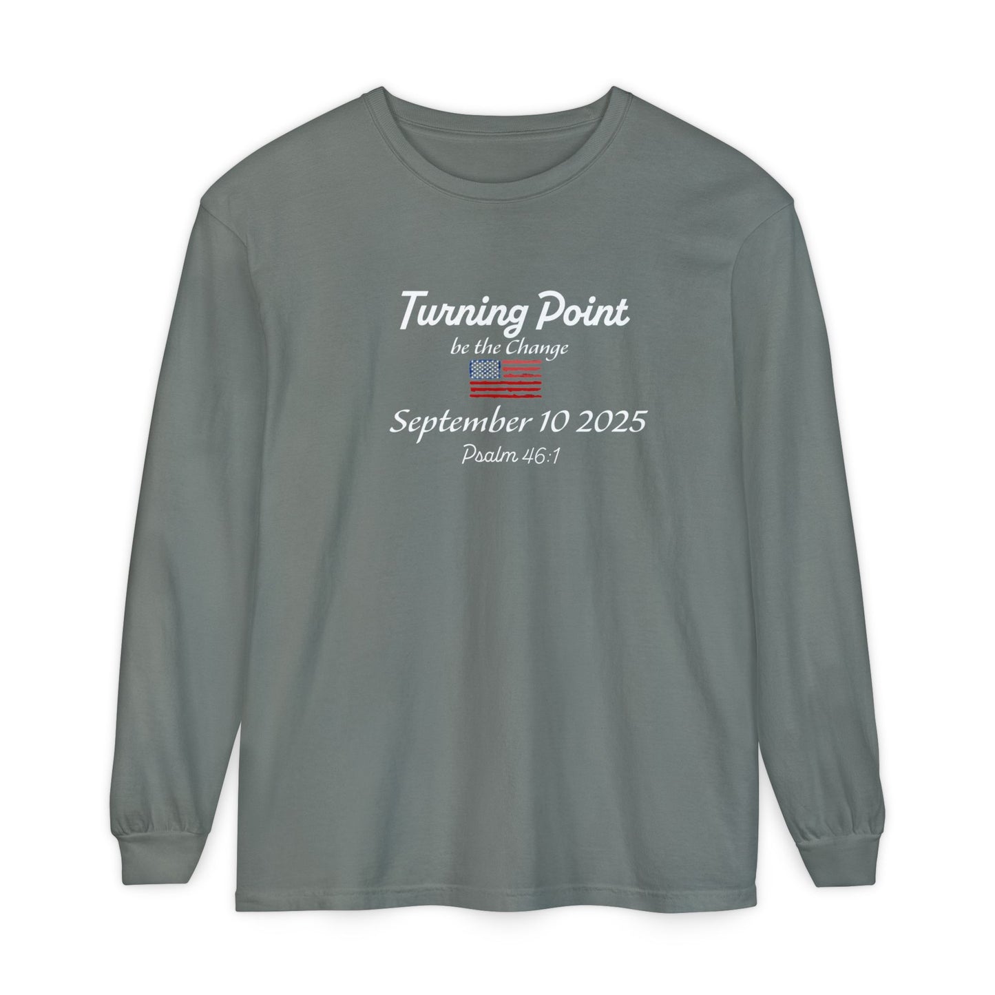 Turning Point Be the Change Long Sleeve Tee - Comfort Colors