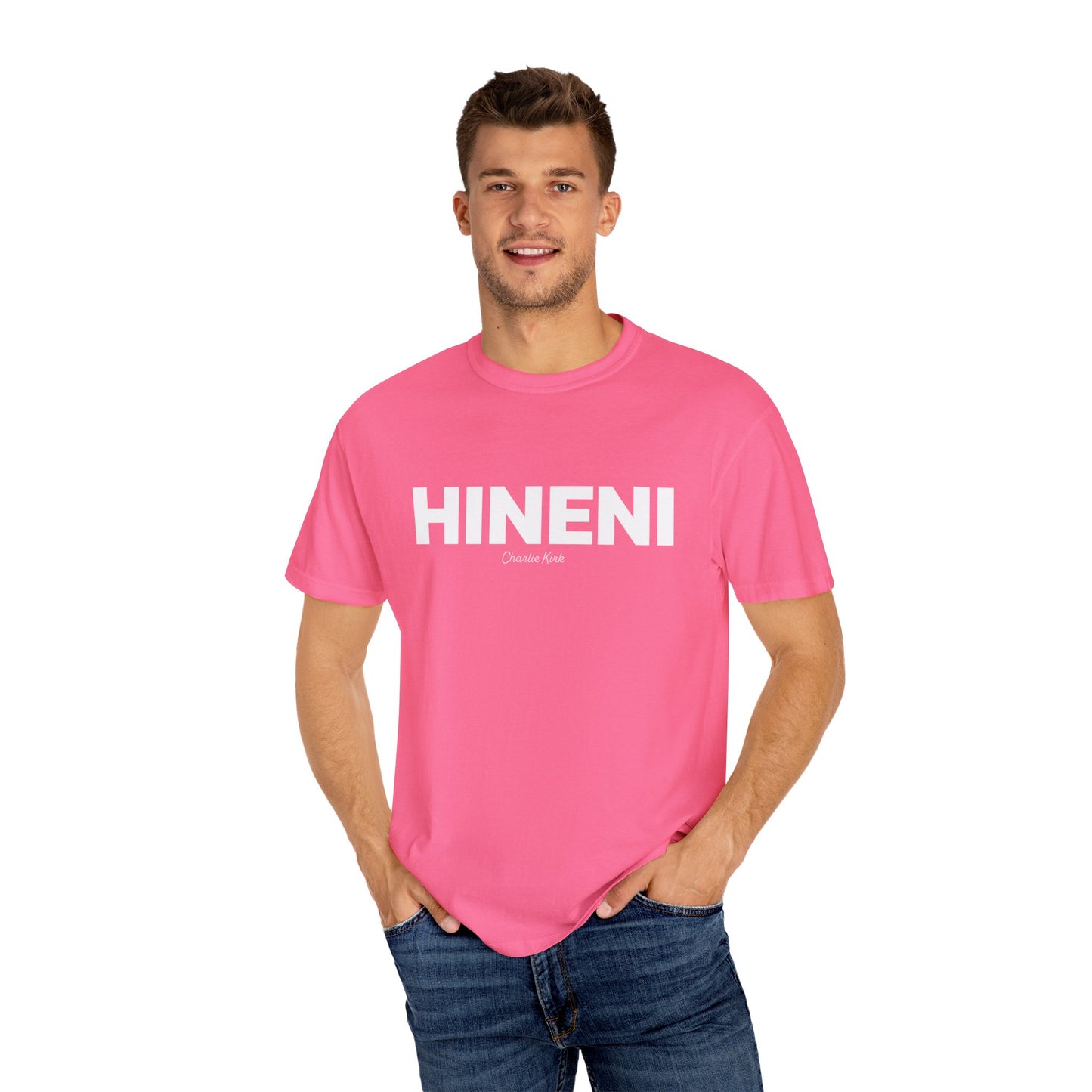 HINENI Charlie Kirk Tee - Comfort Colors