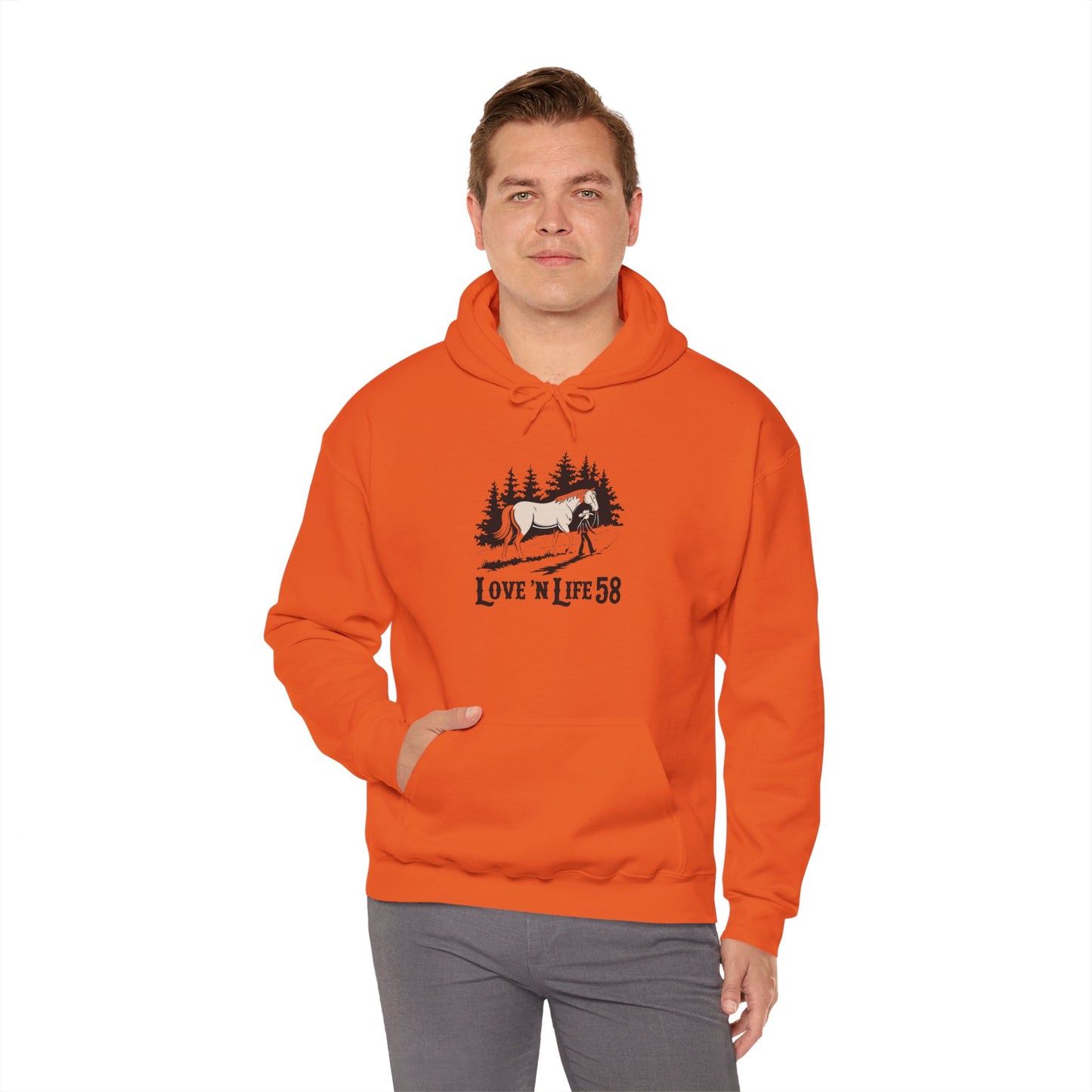 LoveNLife58 Horse and Rider - Hoodie
