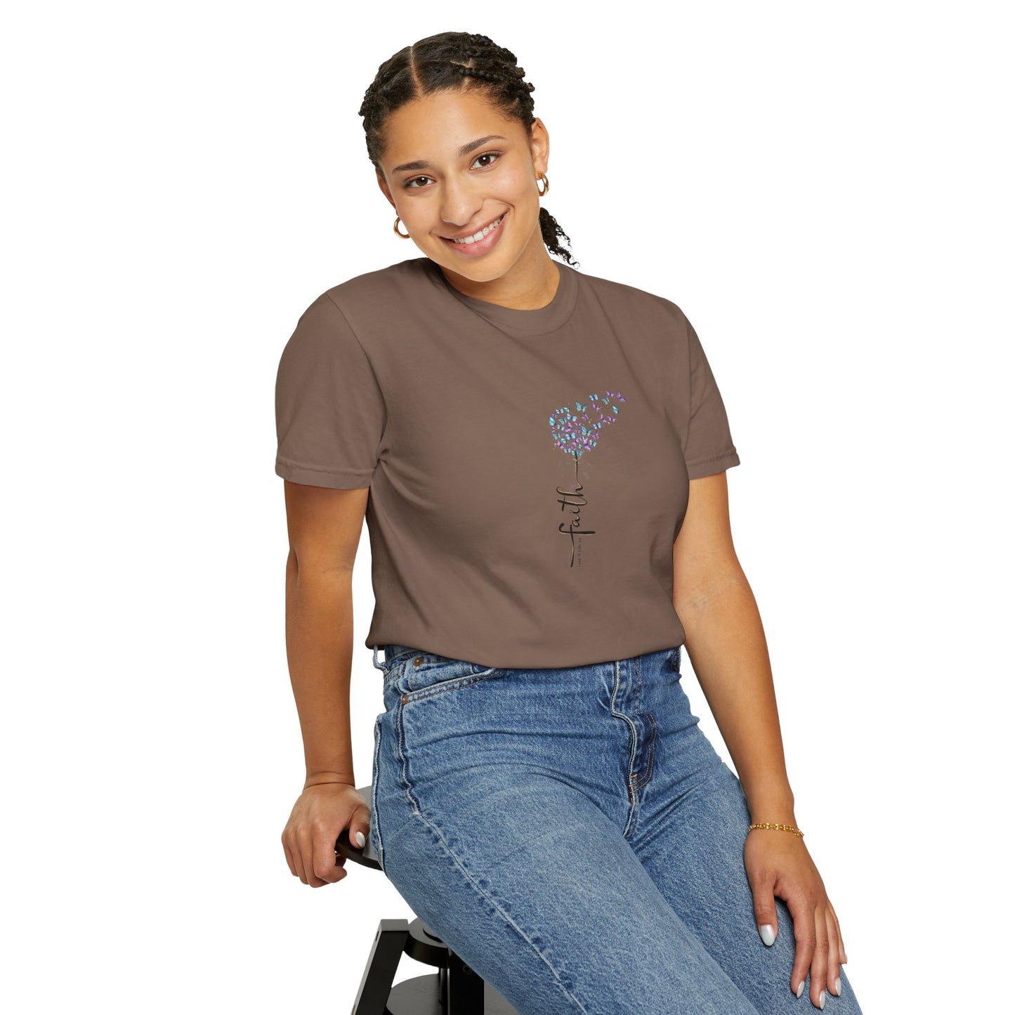 Faith Butterflies - Comfort Colors