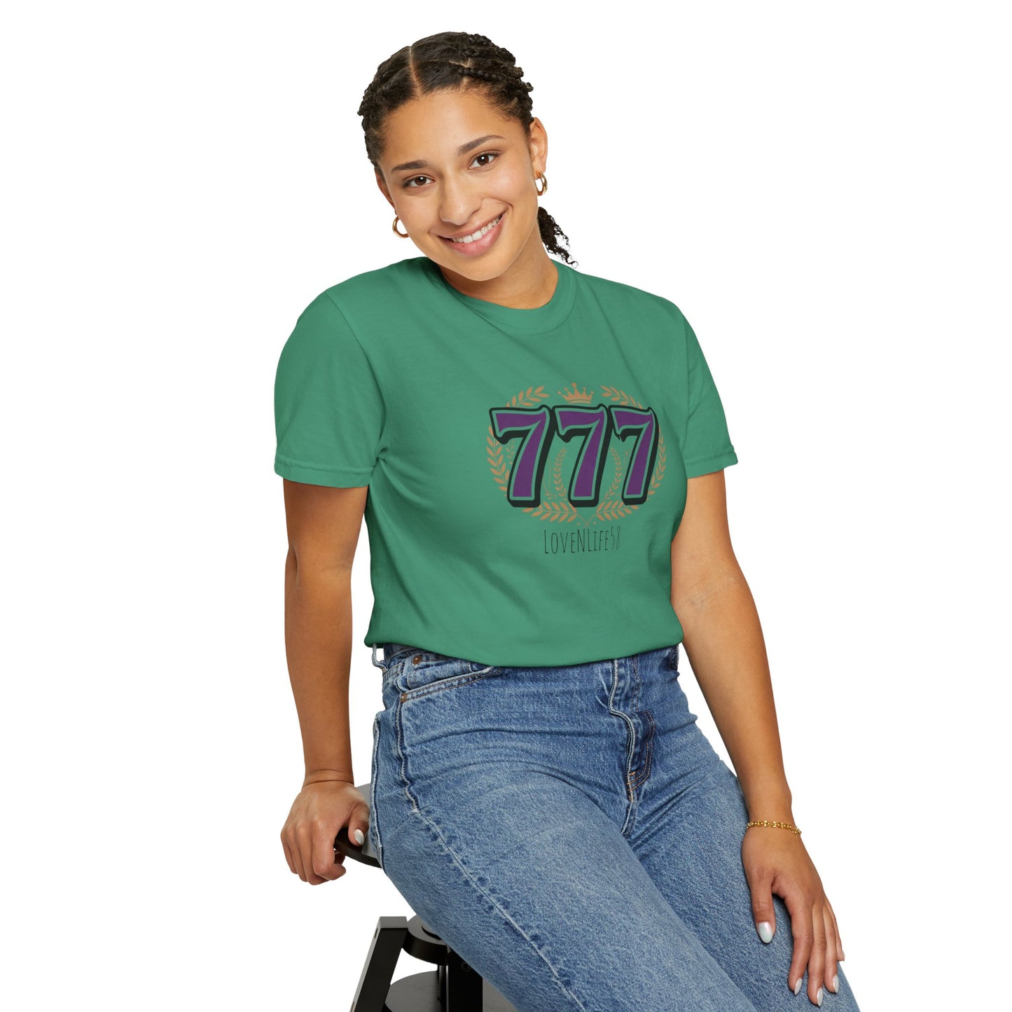 777 Tee - God , Jesus, Holy Spirt , Perfection - Comfort Colors
