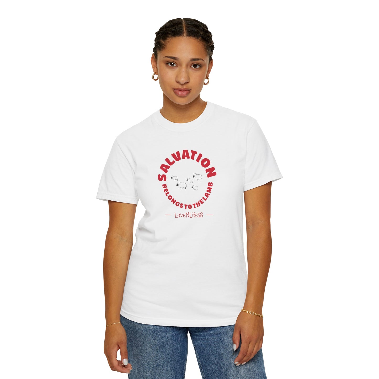 Salvation Belongs to the Lamb - Comfort Colors
