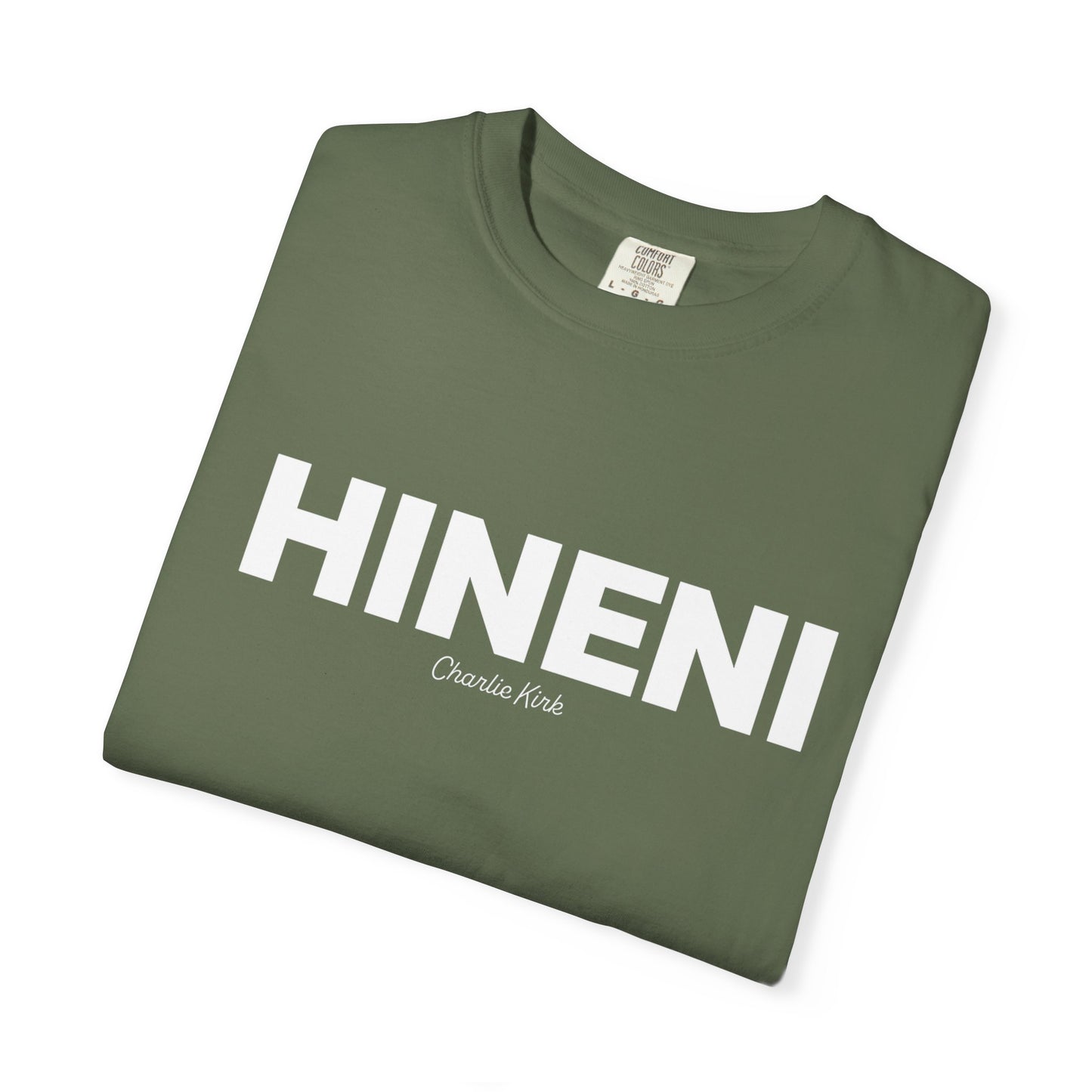 HINENI Charlie Kirk Tee - Comfort Colors