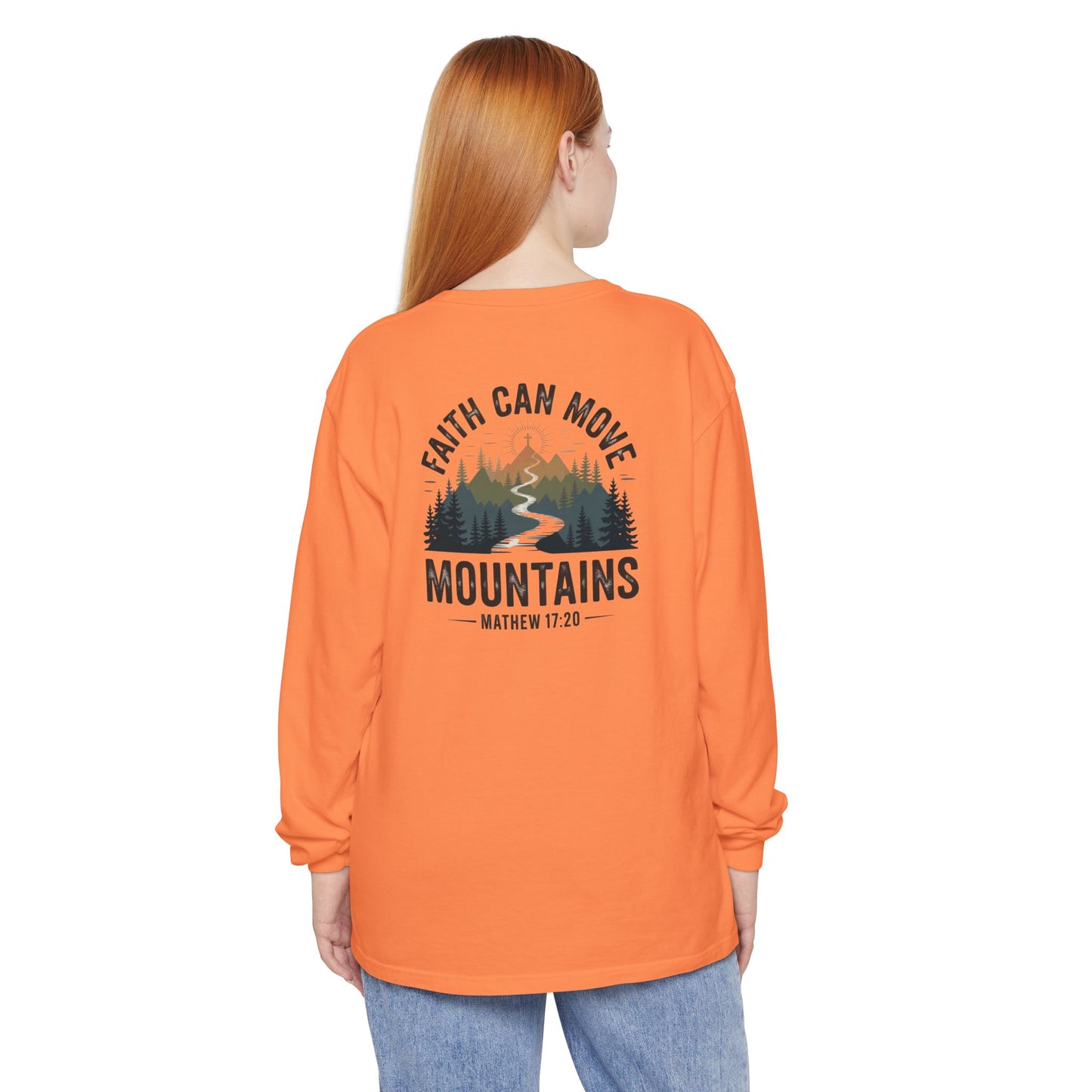 Faith Can Move Mountains Tee - Comfort Colors