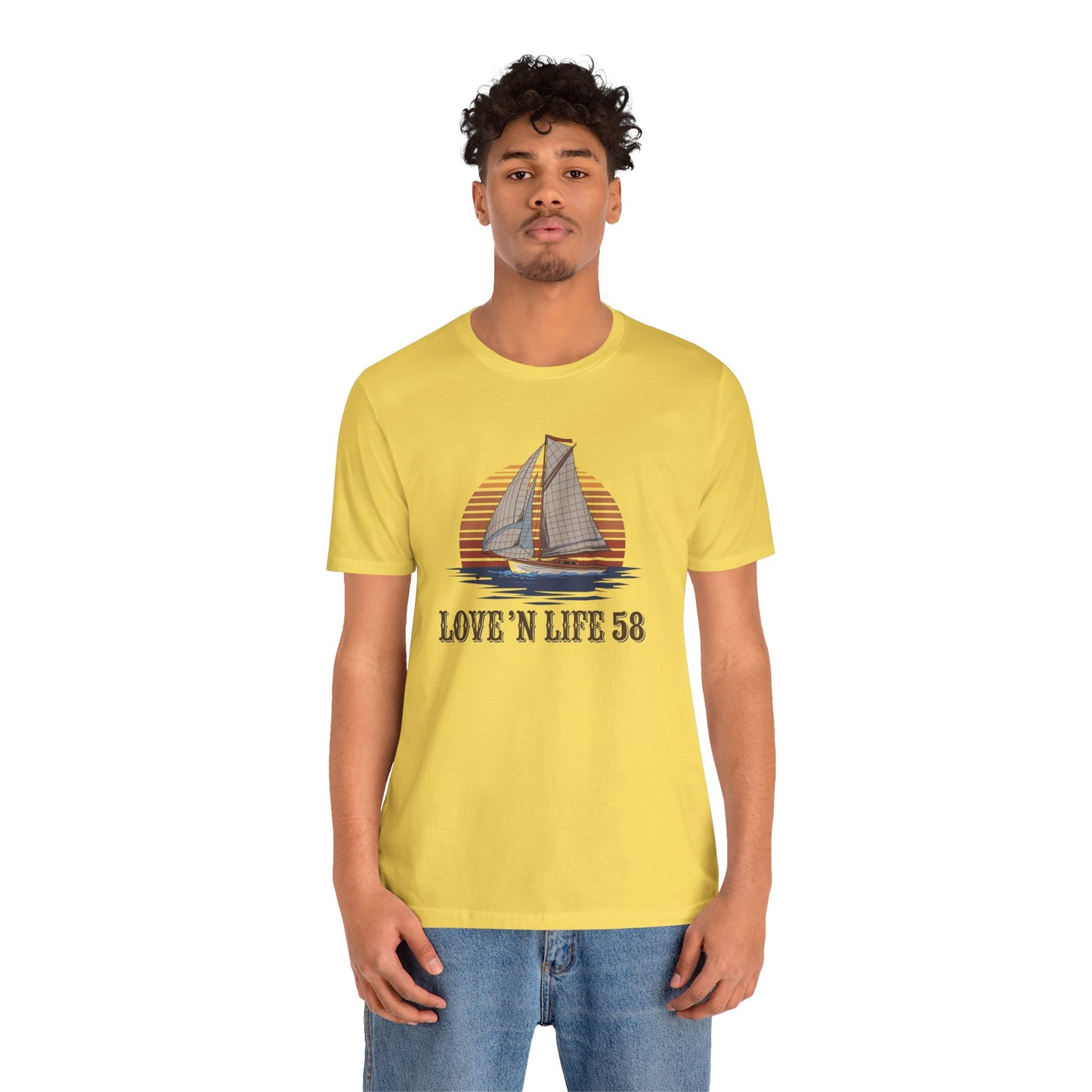 Vintage Sailing - LoveNLife58 Tee - Bella Canvas 3001