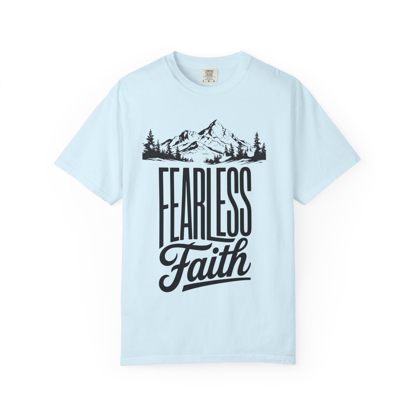 Fearless Faith Mountain Tee — Inspirational Christian Tee