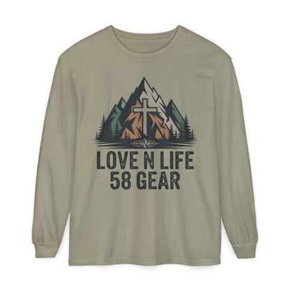 Christian Mountain Long Sleeve Tee — "Love N Life" 58 Gear