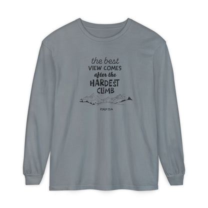 “The Best View Comes After the Hardest Climb” Mountain Short Sleeve Tee