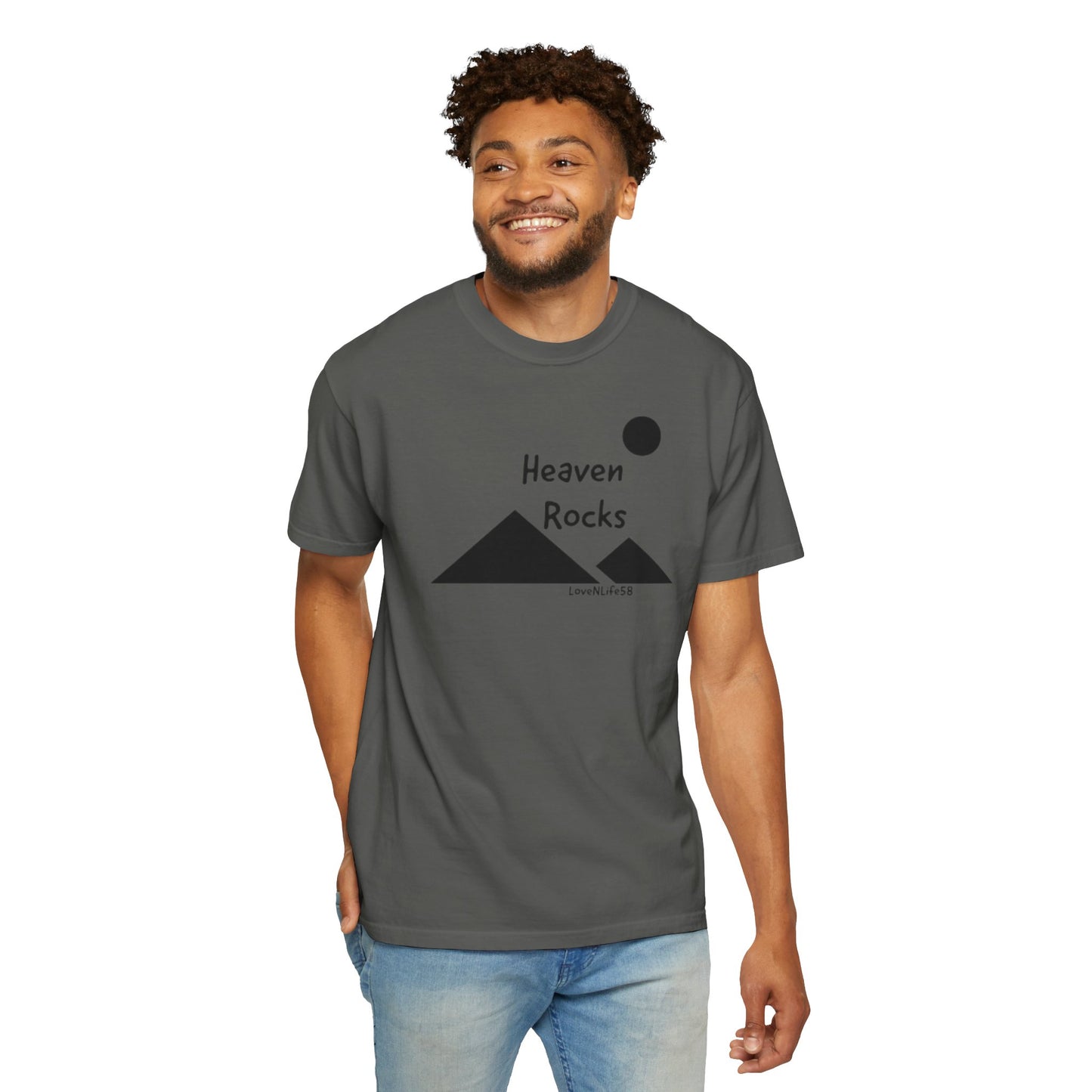 Heaven Rocks Tee- Comfort Colors