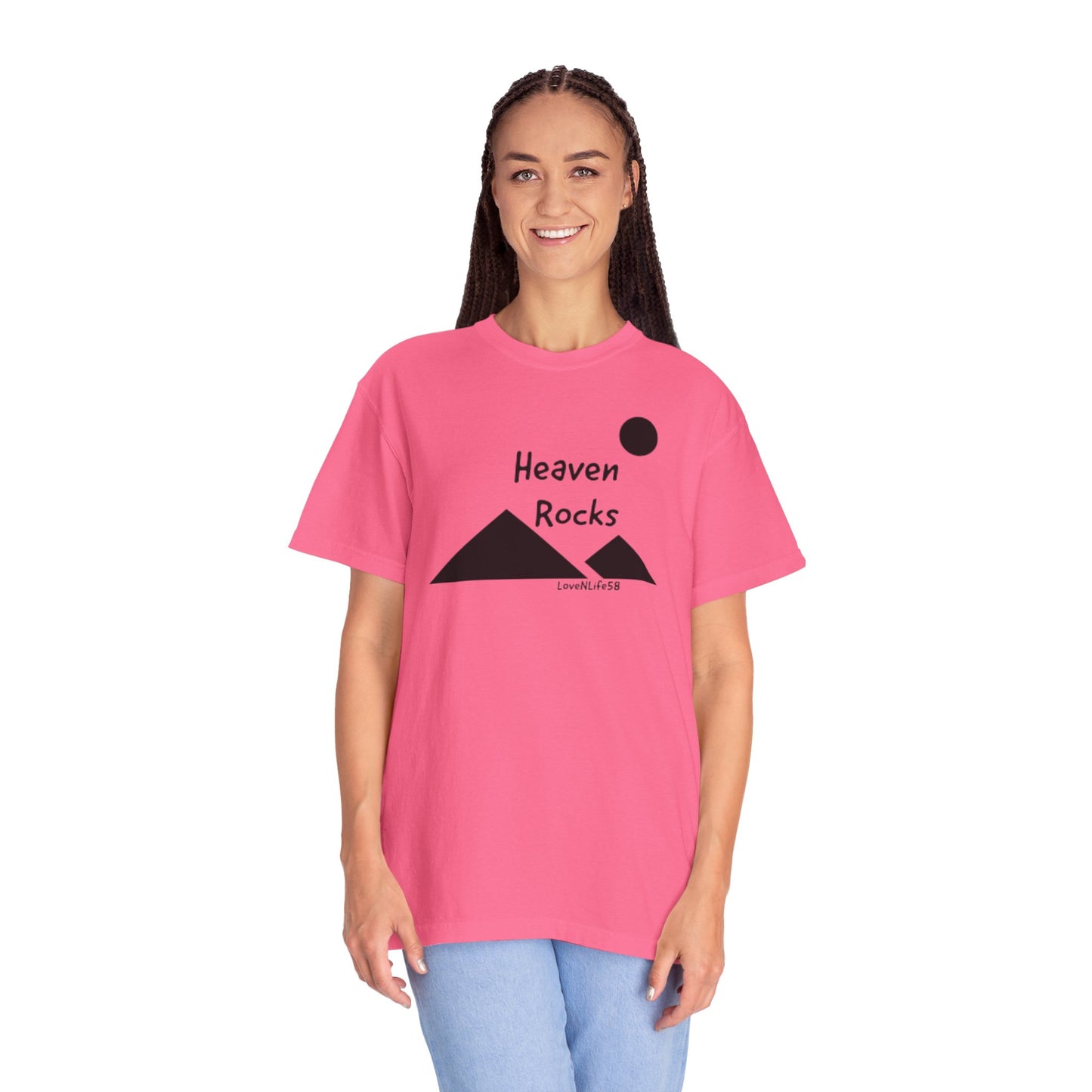 Heaven Rocks Tee- Comfort Colors