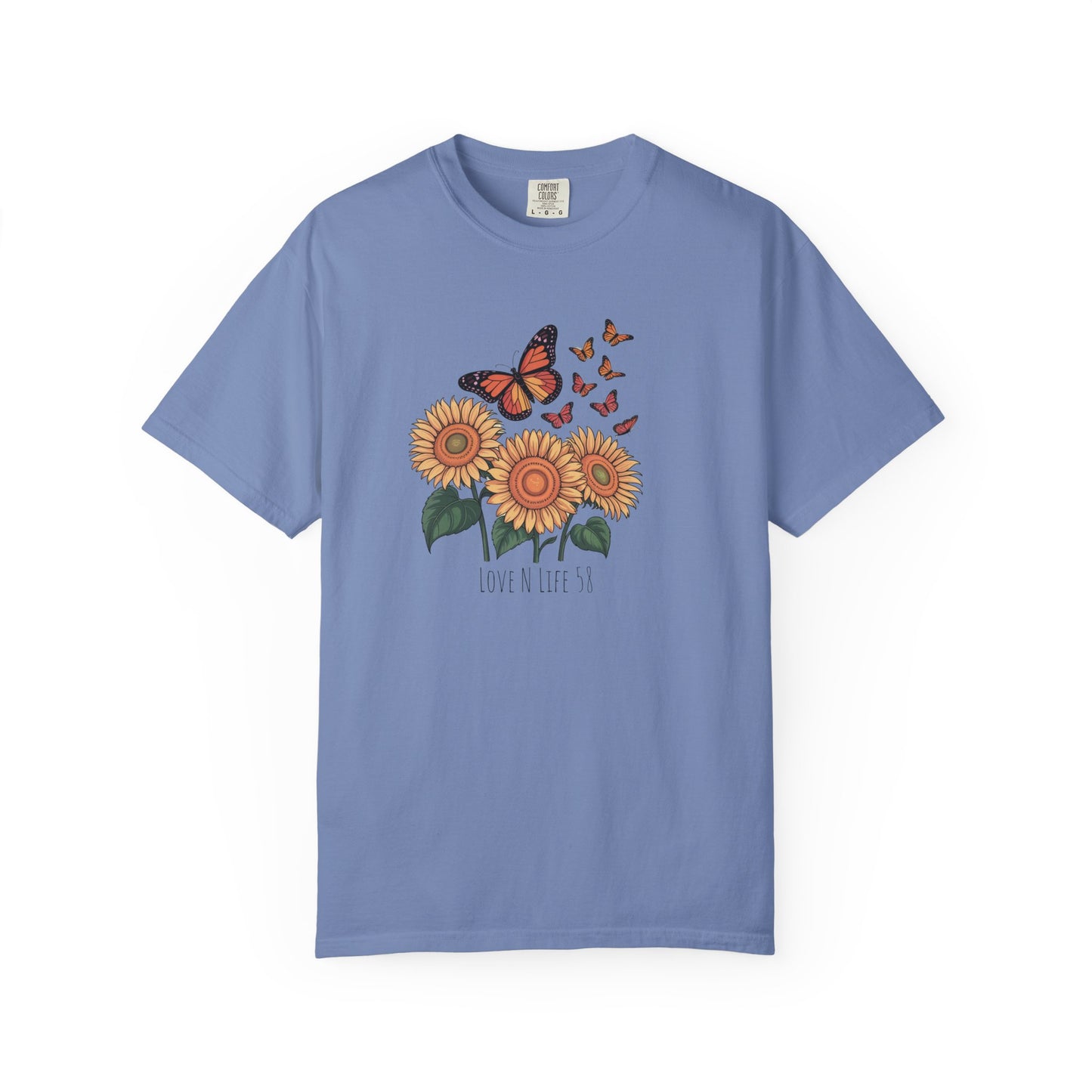 Sunflowers and Butterflies - Comfort Colors