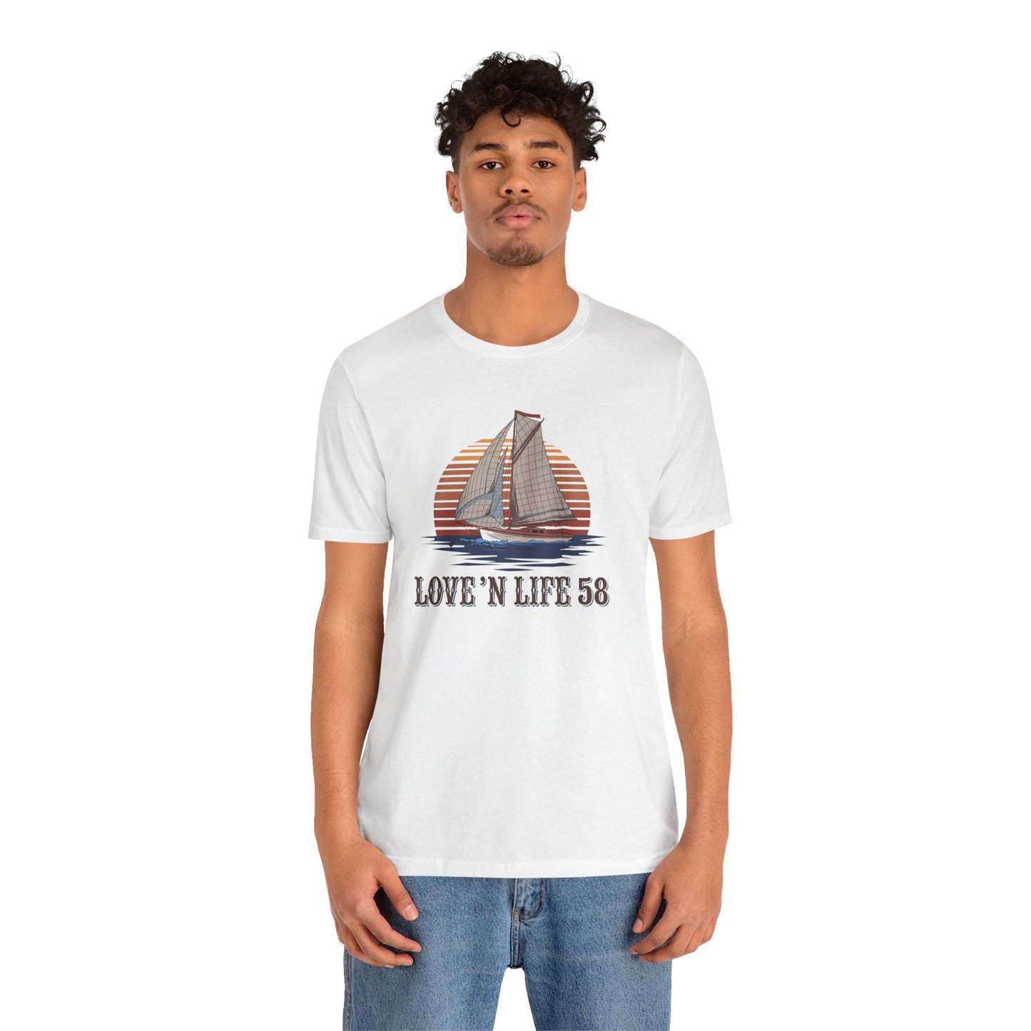 Vintage Sailing - LoveNLife58 Tee - Bella Canvas 3001