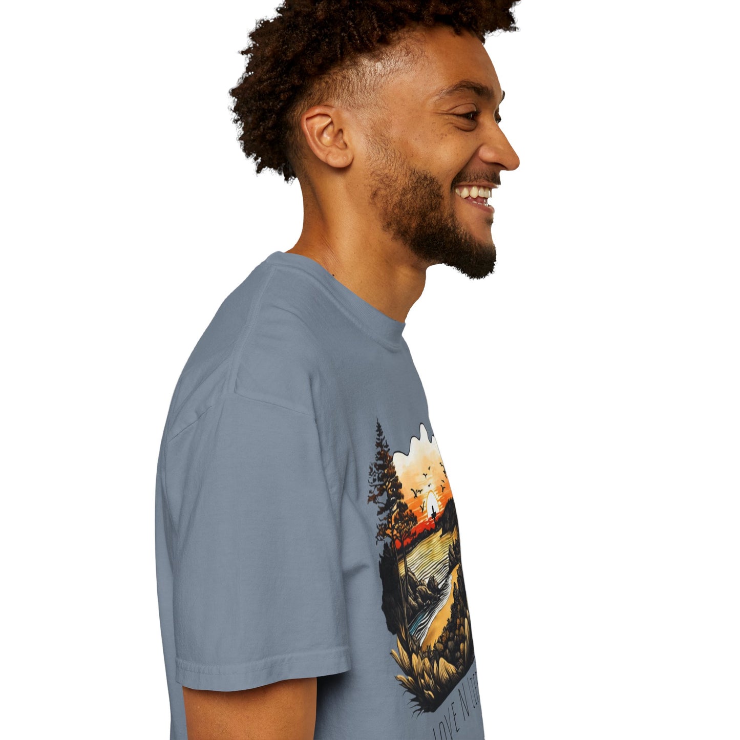 Love N Life Sunset Cross Tee - Color Comforts