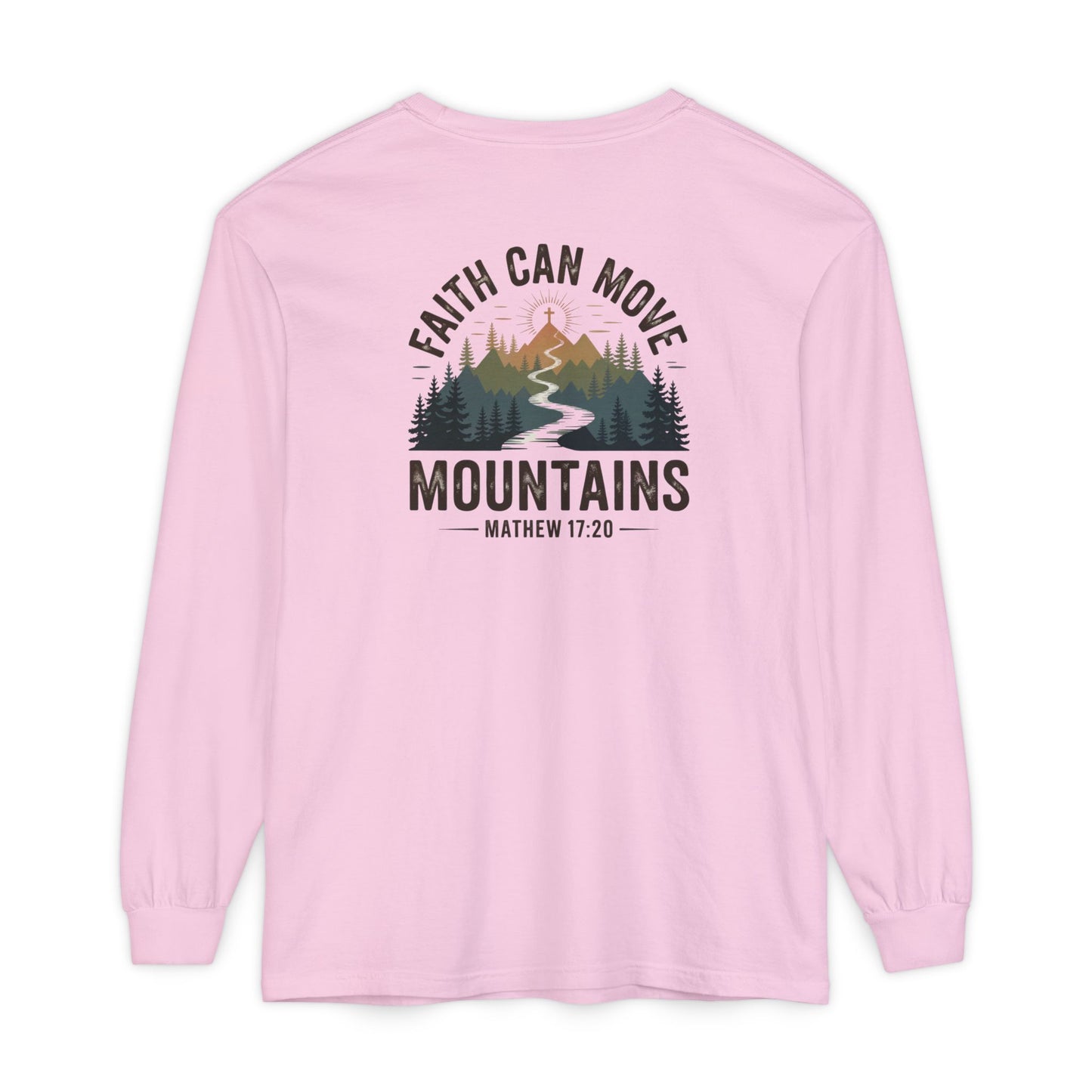 Faith Can Move Mountains Tee - Comfort Colors
