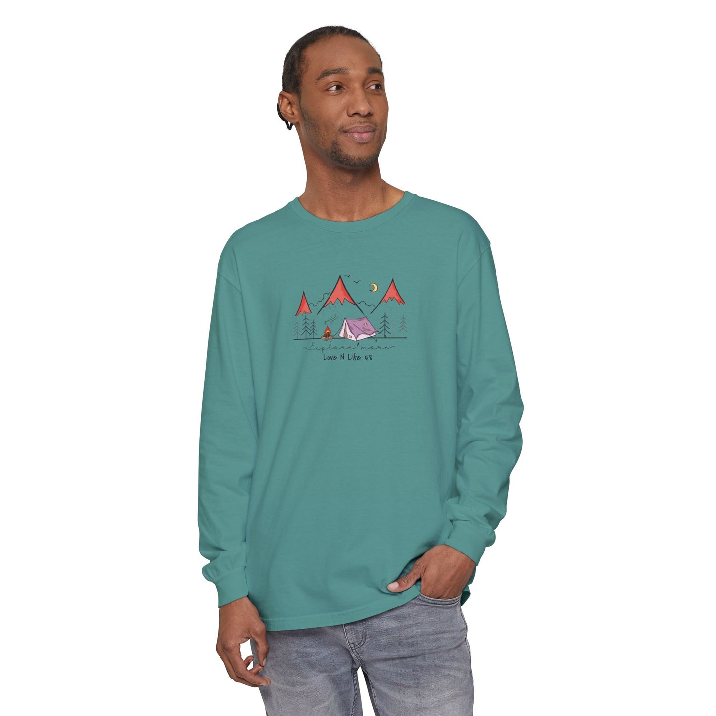 Explore More Tee - Comfort Colors Long Sleeve