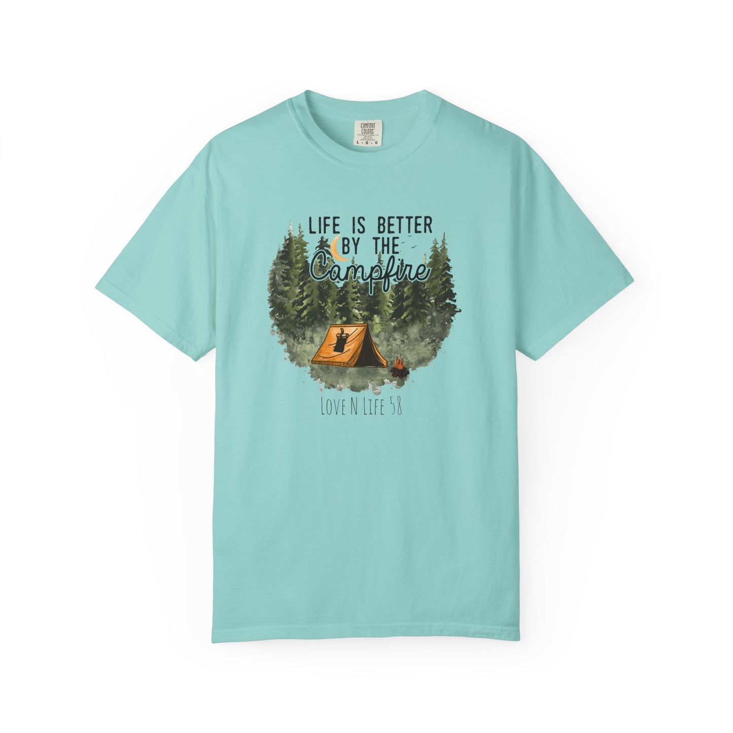 Life is Better by the Campfire Tee - Comfort Colors