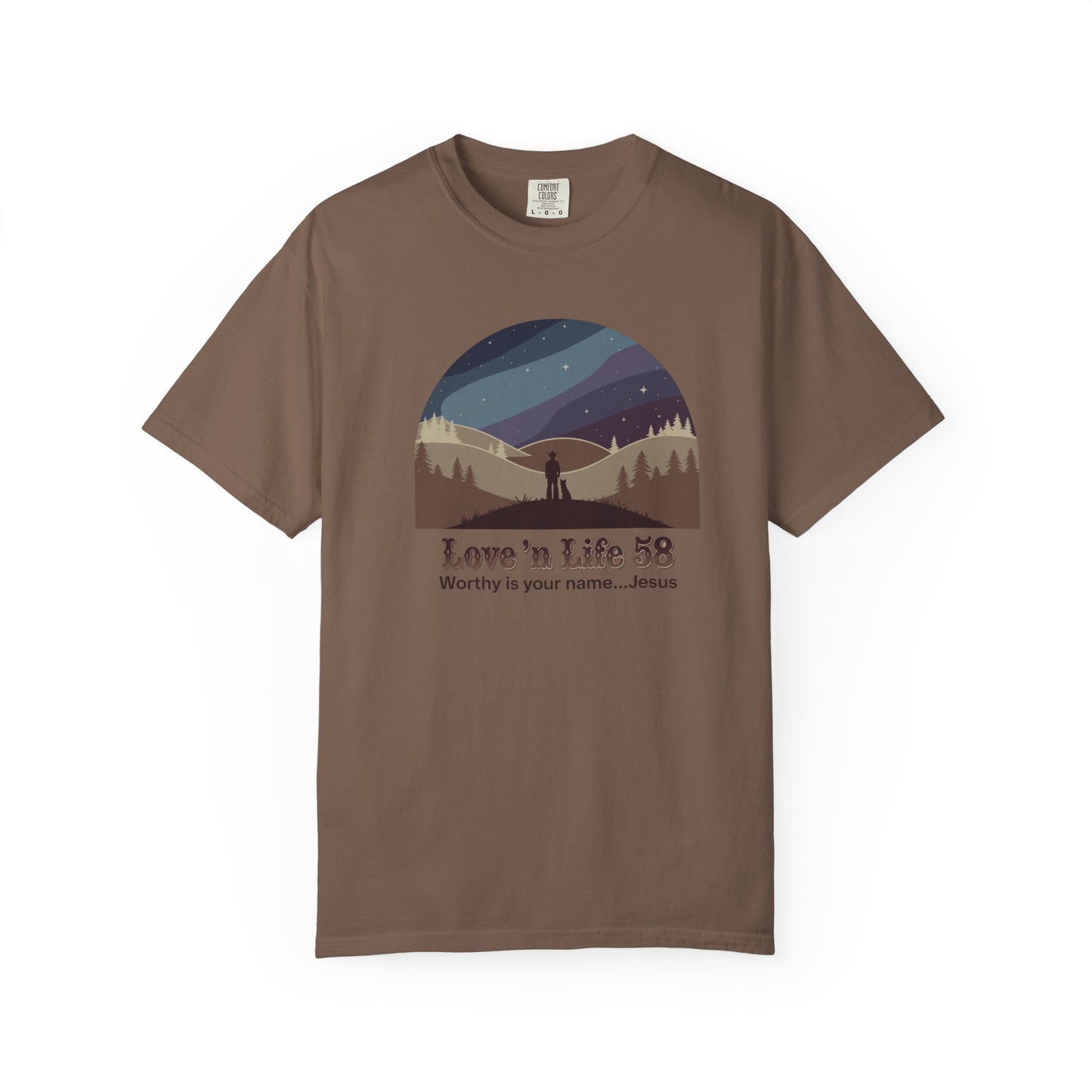 Worthy Is Your Name Jesus Tee - Comfort Colors