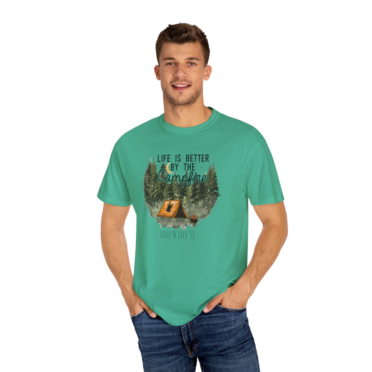 Life is Better by the Campfire Tee - Comfort Colors