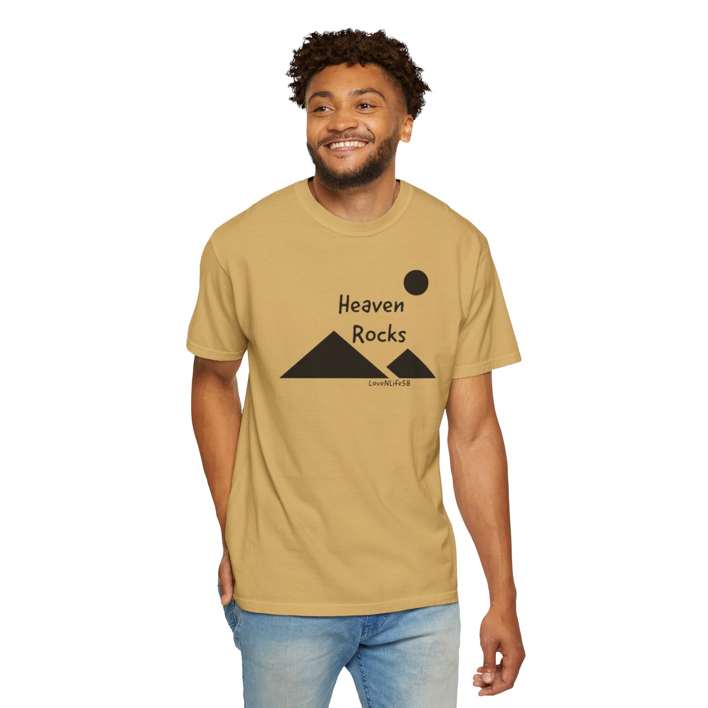 Heaven Rocks Tee- Comfort Colors