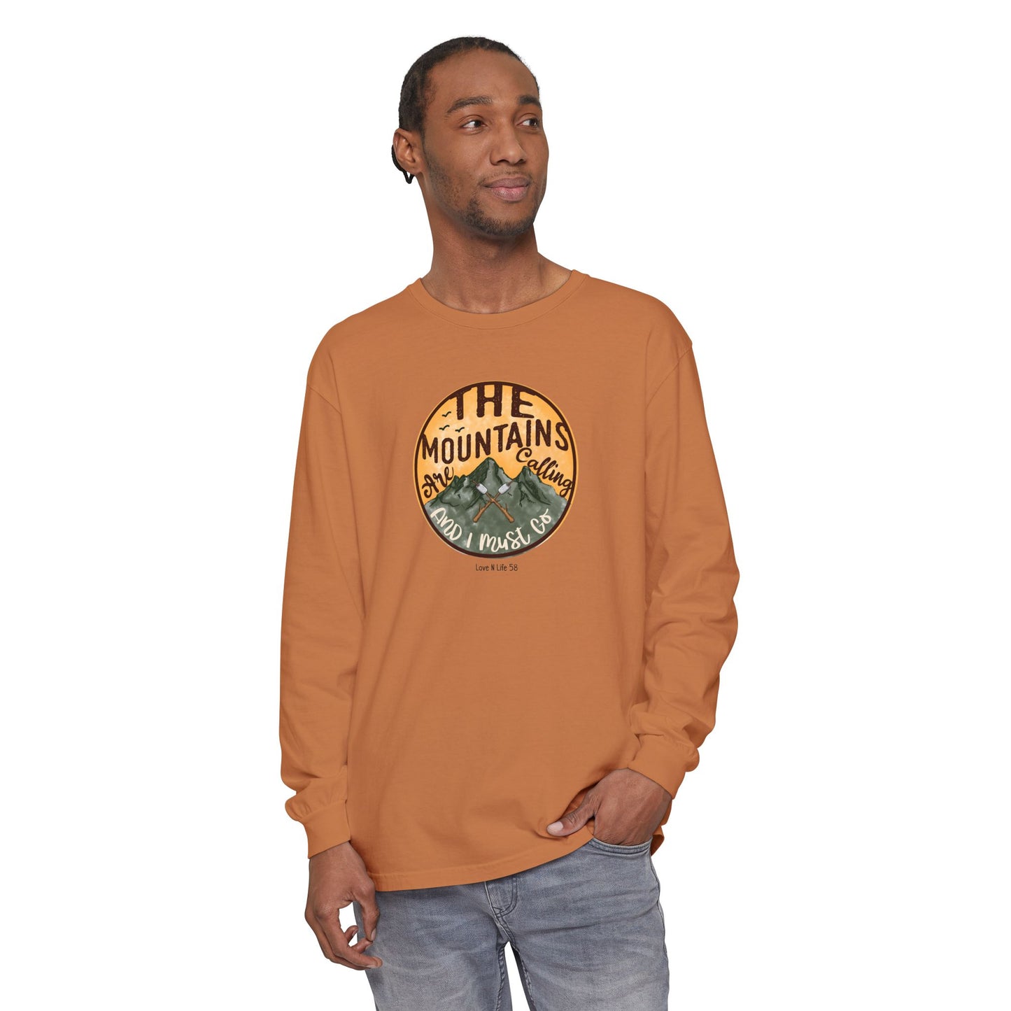 Mountains Are Calling Long Sleeve Tee