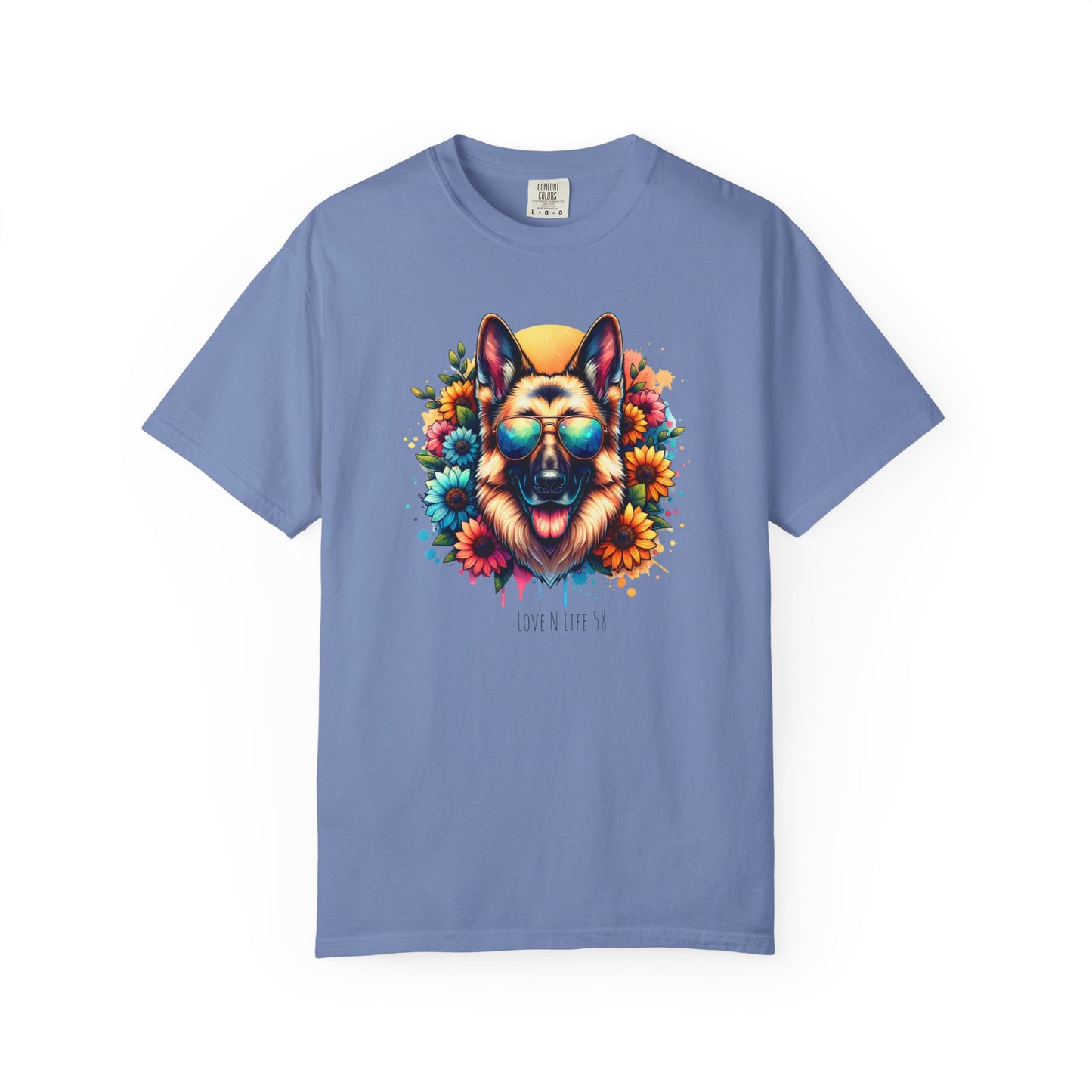 Love n' Life German Shepard Tee - Comfort Colors